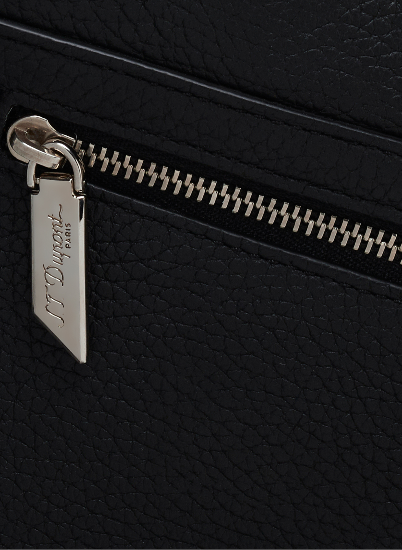 Néo Capsule leather clutch S.T. DUPONT Black