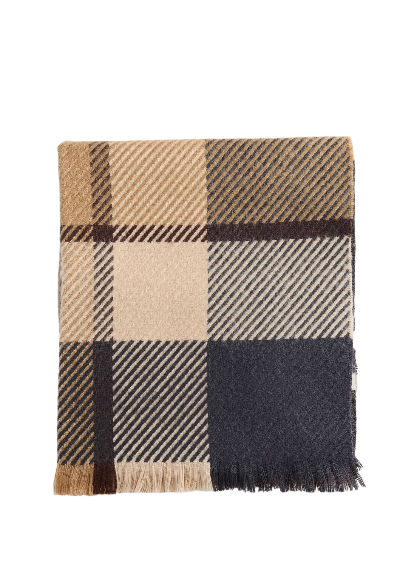 Echarpe imprimée à franges BARBOUR Multicolore
