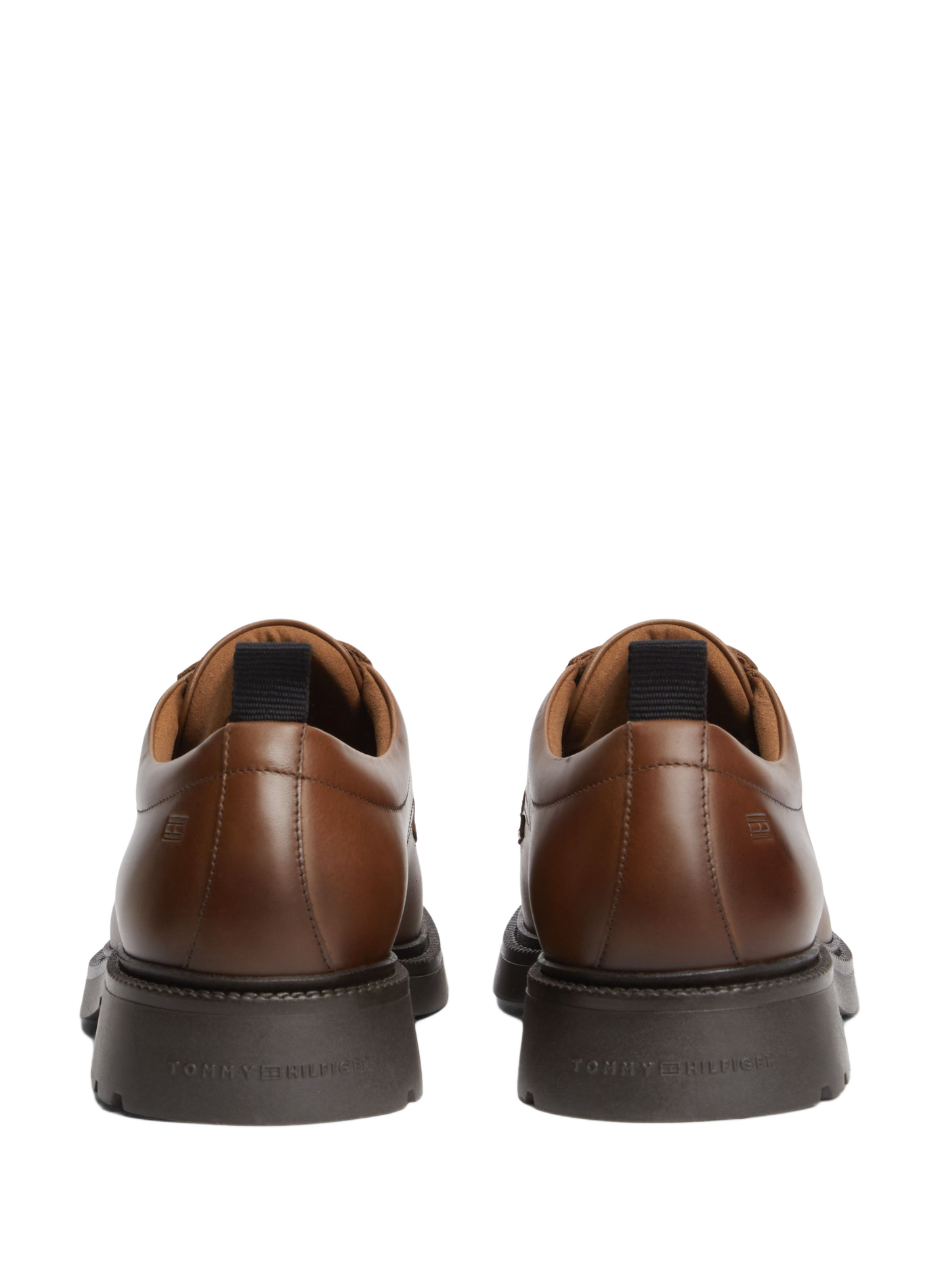 Rindsleder Derbys TOMMY HILFIGER Braun