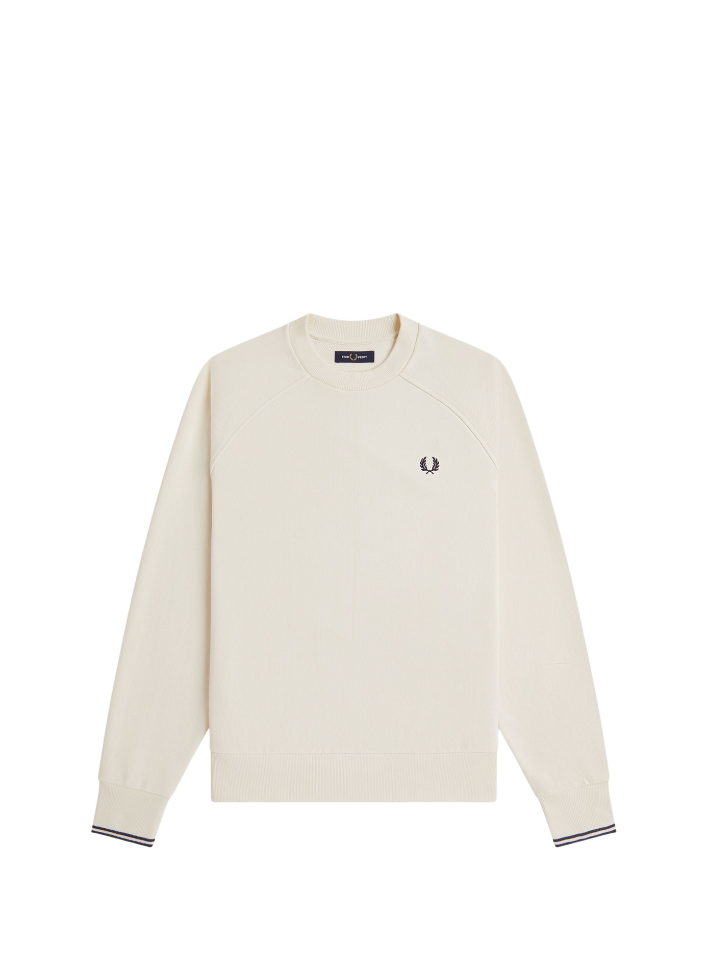Cotton Caspian Sweatshirt FRED PERRY Beige