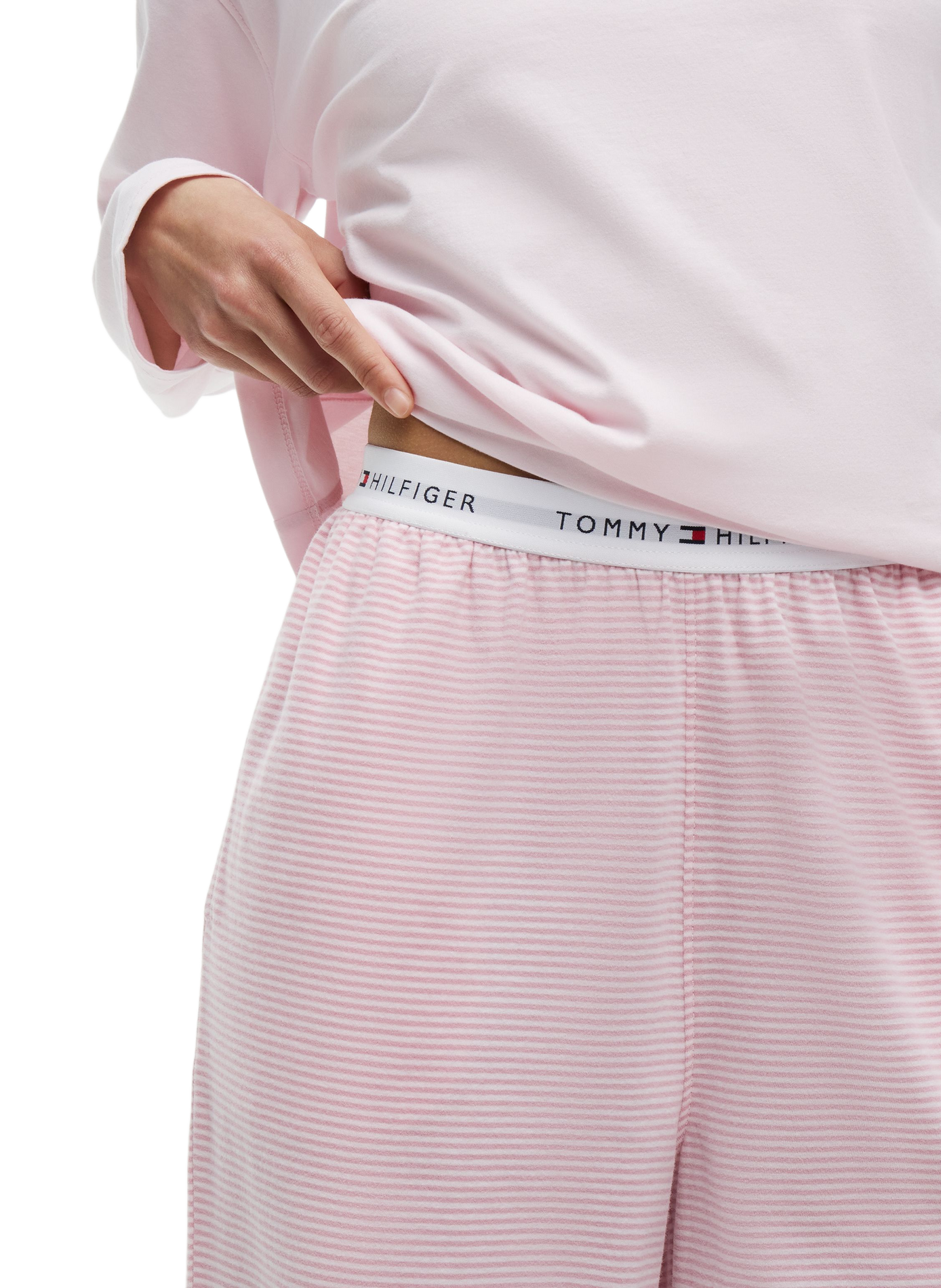 Long cotton pajamas TOMMY HILFIGER Pink