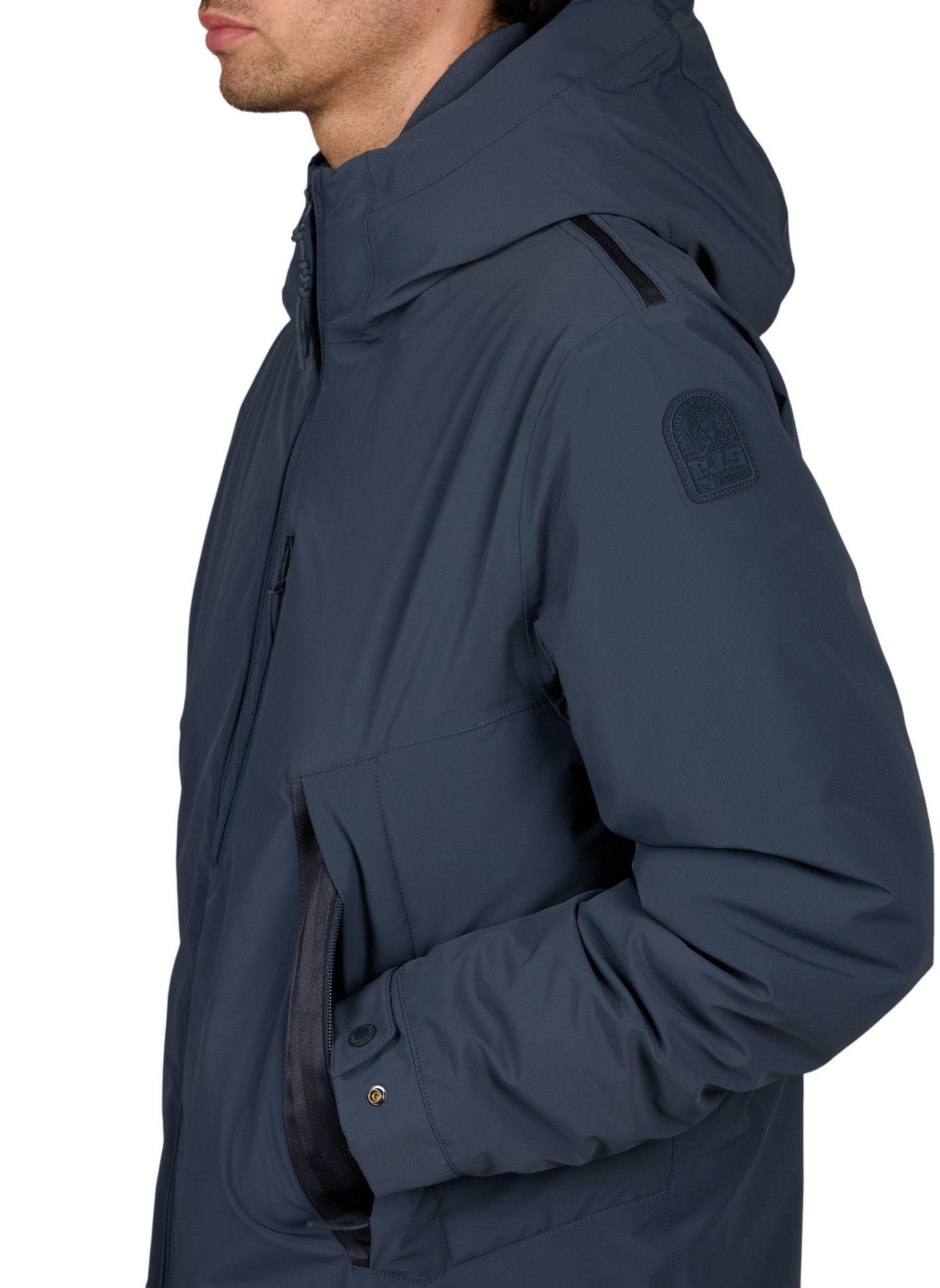 Parka Gerade Stehkragen PARAJUMPERS Blau
