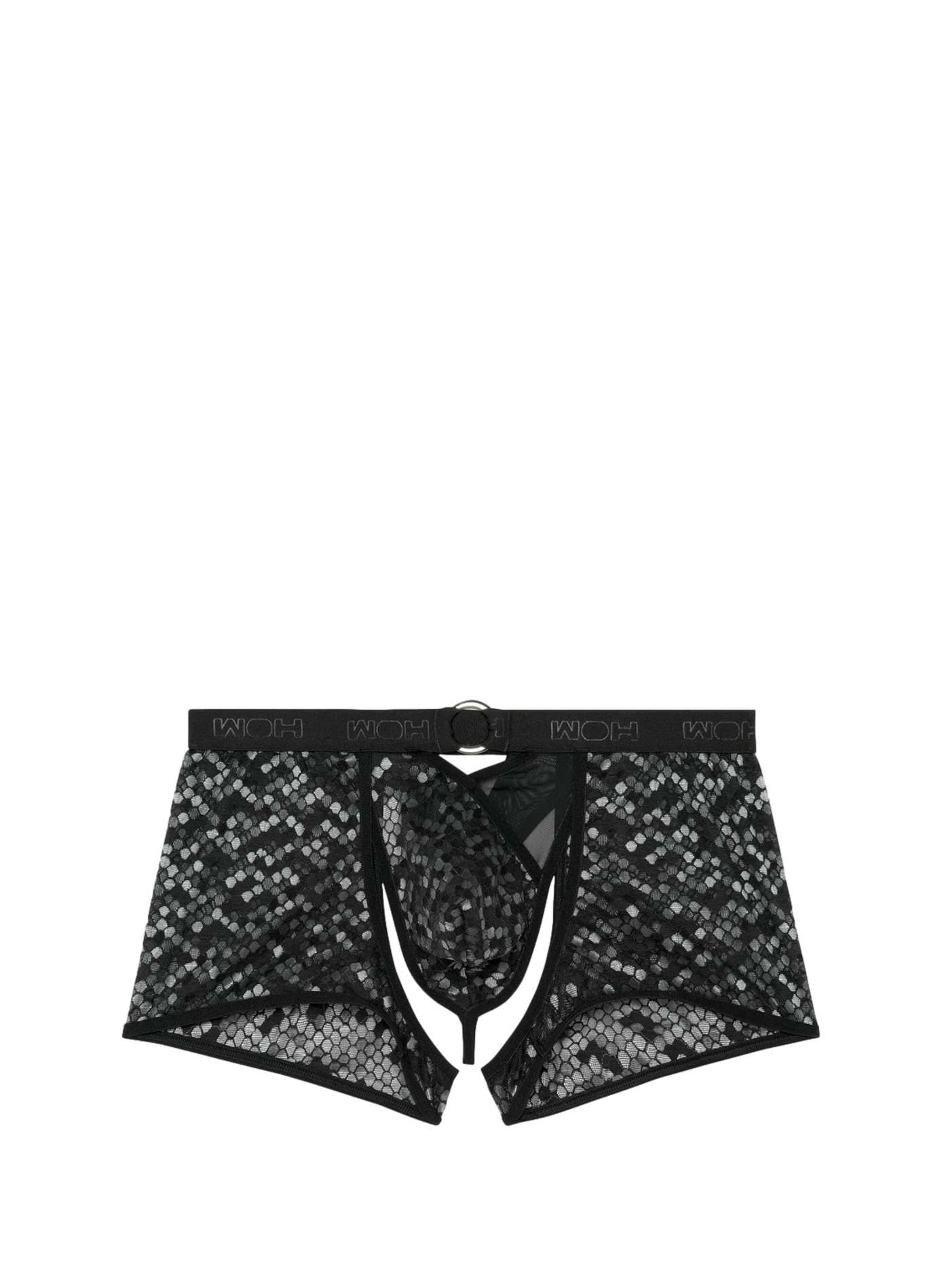 Lace boxer thong WOH Black