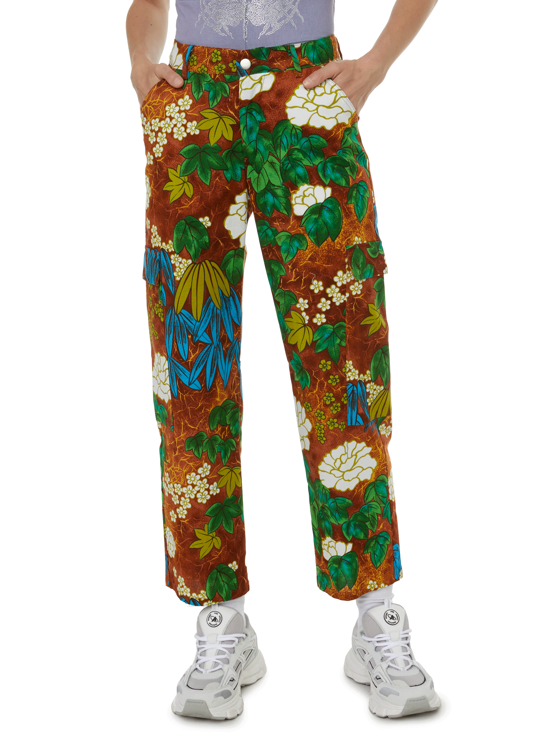 Pantalon cargo à motifs COLLINA STRADA Multicolore