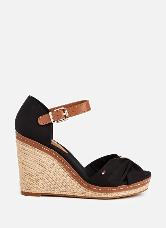 Espadrilles compensées Noir by TOMMY HILFIGER TOMMY HILFIGER Espadrilles compensées Noir