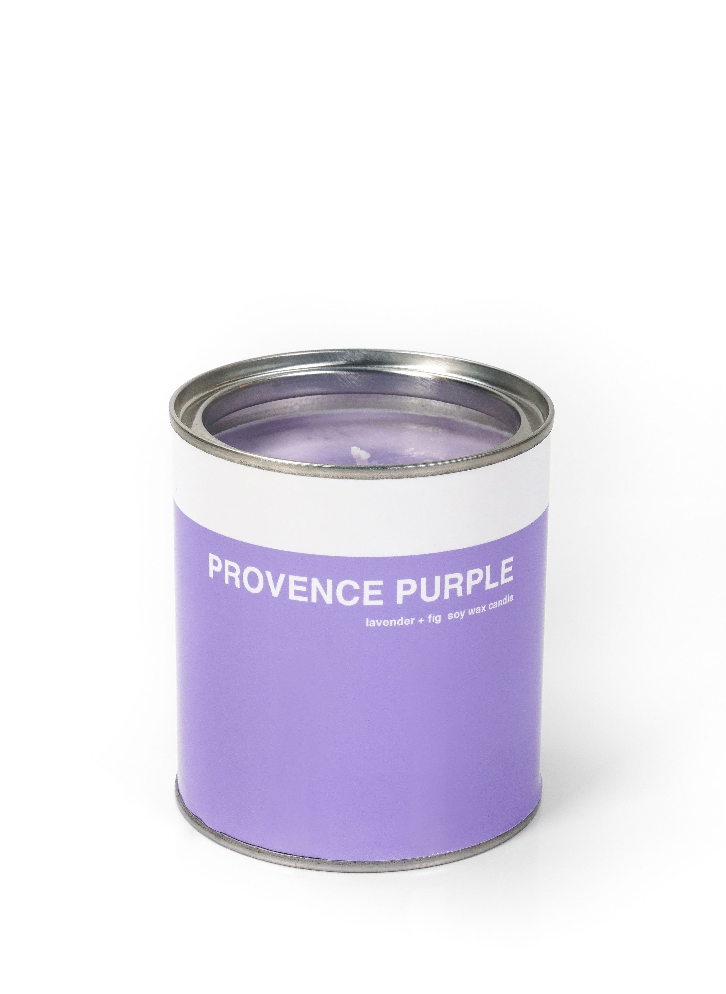 Bougie pot de peinture lavande