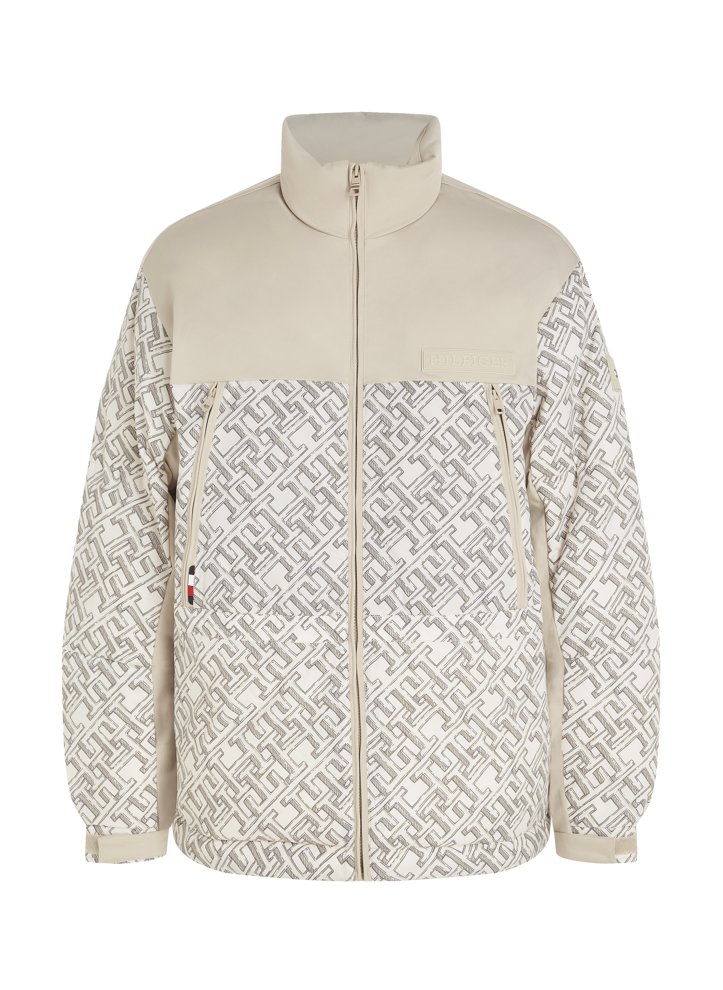 Doudoune imprimé monogramme