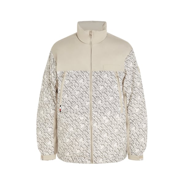 Doudoune imprimé monogramme