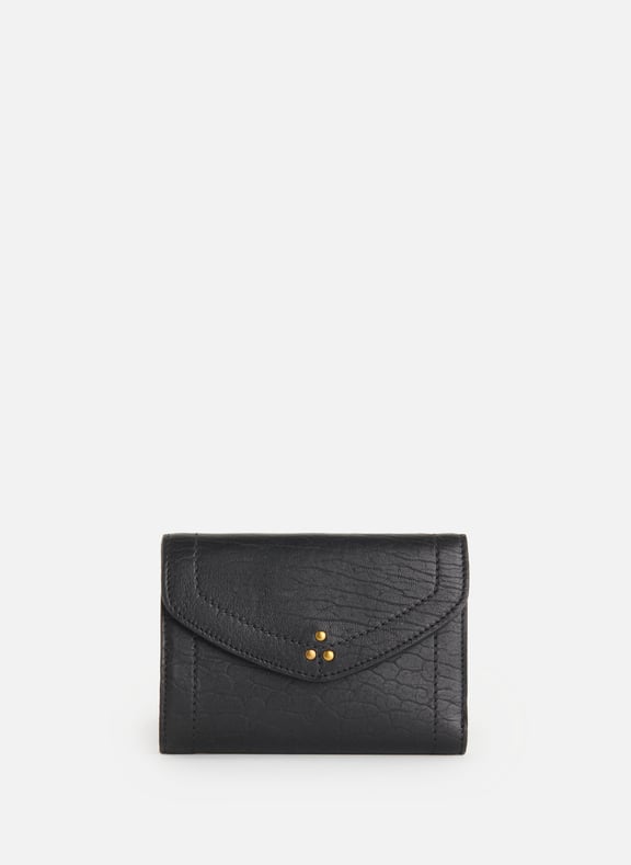 Helmut leather wallet Black by JÉRÔME DREYFUSS JÉRÔME DREYFUSS Helmut leather wallet Black
