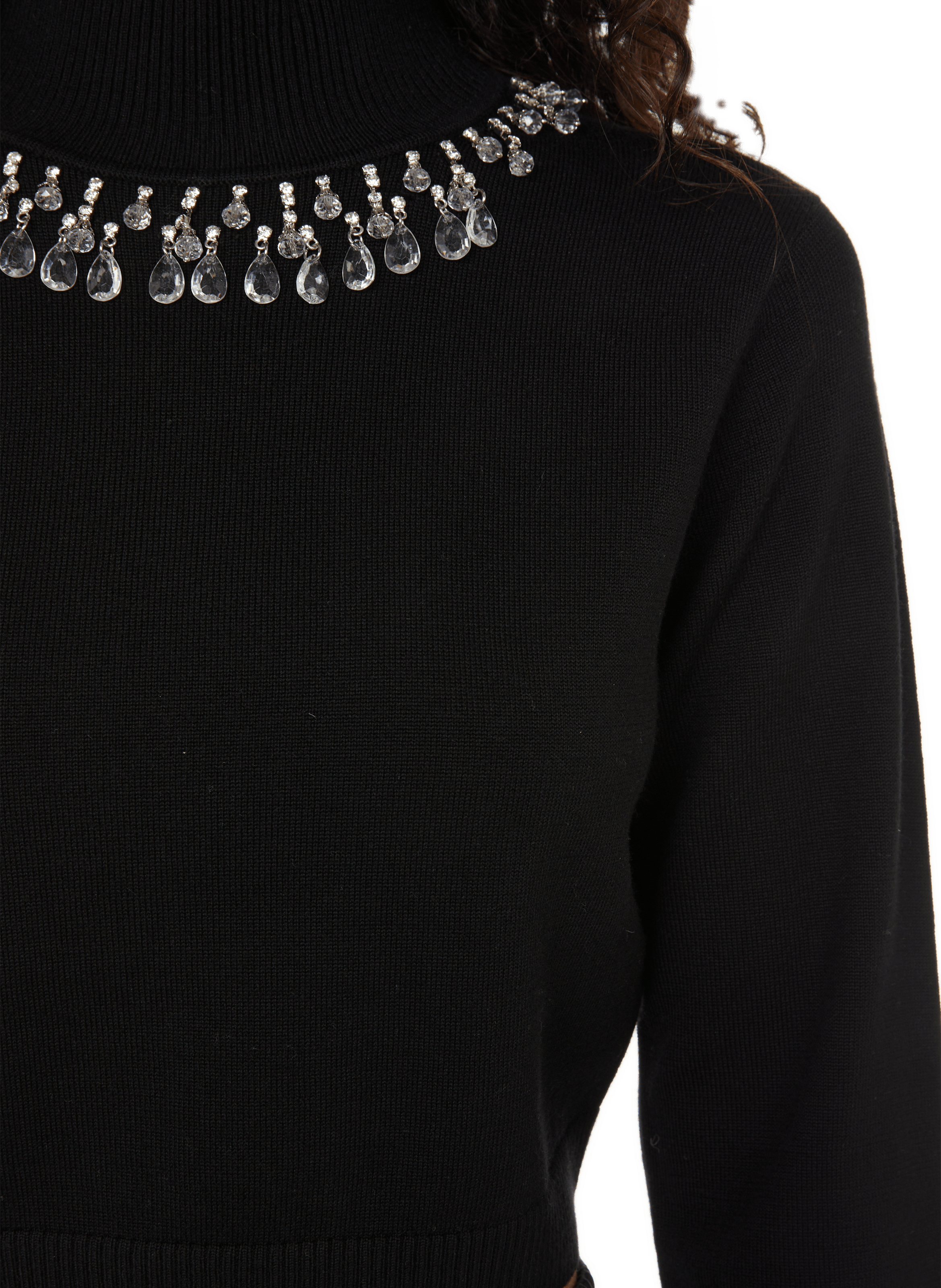 Pull bijoux en laine mérinos ZIMMERMANN Multicolore