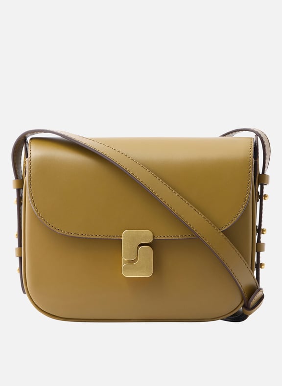 Sac bandoulière en cuir bellissima mini Marron by SOEUR SOEUR Sac bandoulière en cuir bellissima mini Marron