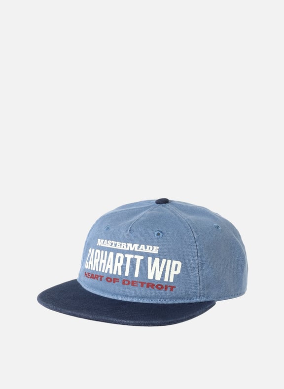 Casquette en coton à imprimés Bleu by CARHARTT WIP CARHARTT WIP Casquette en coton à imprimés Bleu