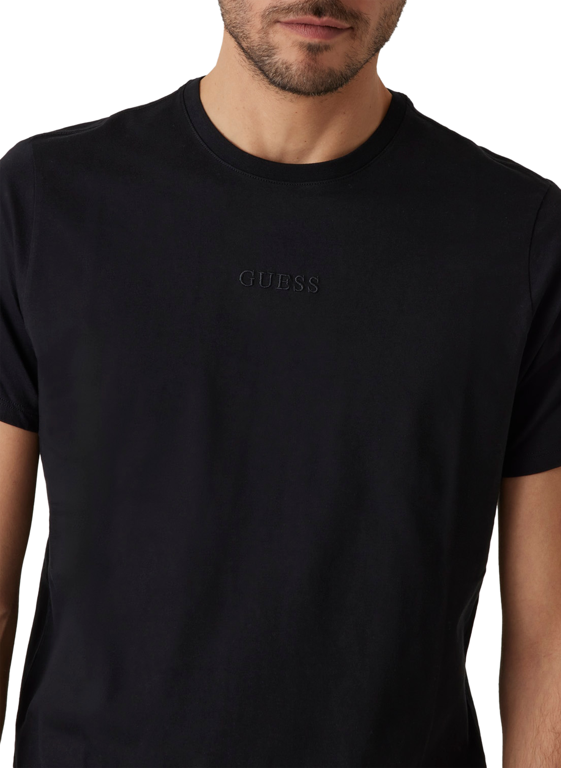 Classic Cotton T-Shirt GUESS Black