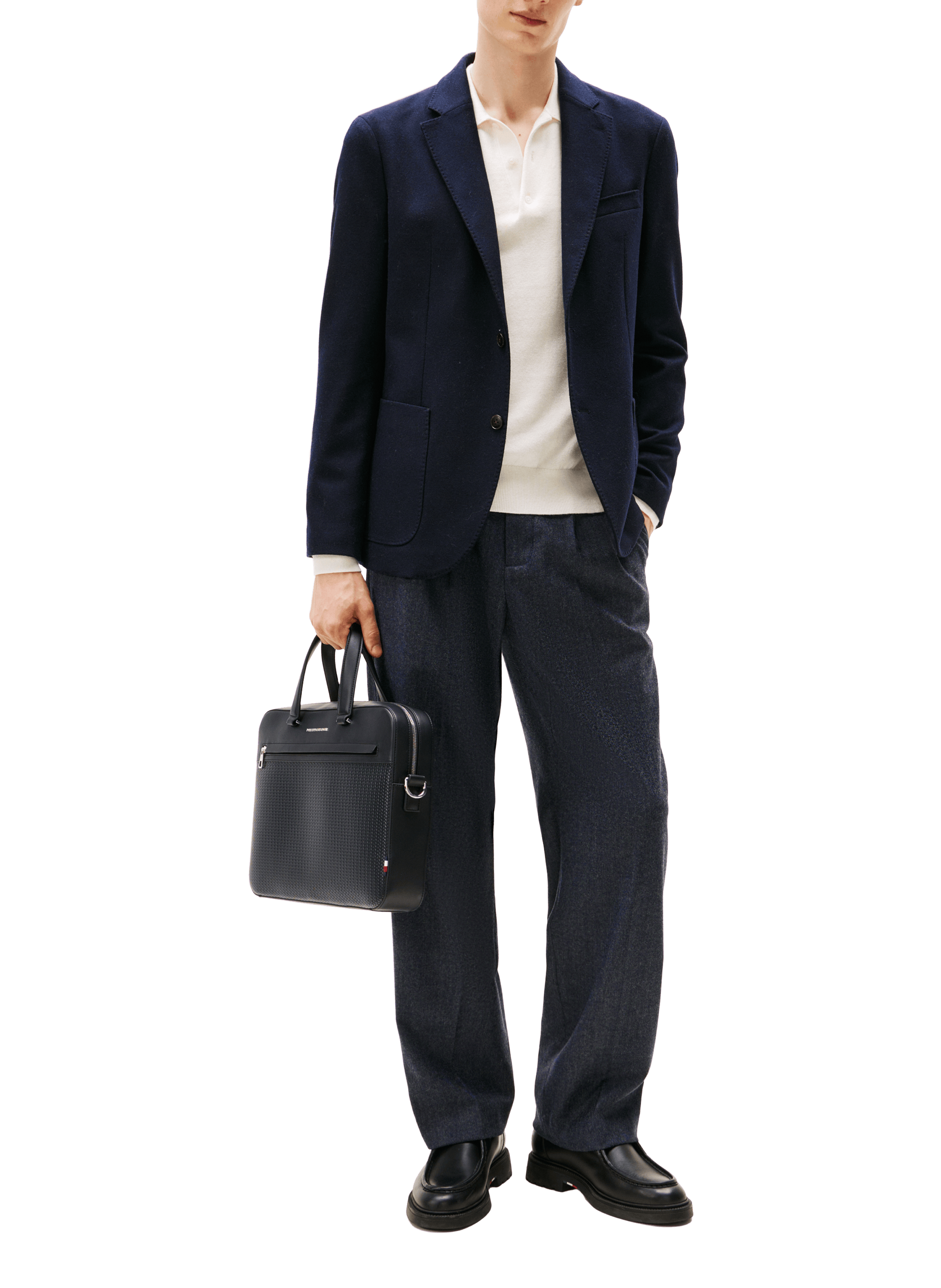 Woven laptop bag TOMMY HILFIGER Black