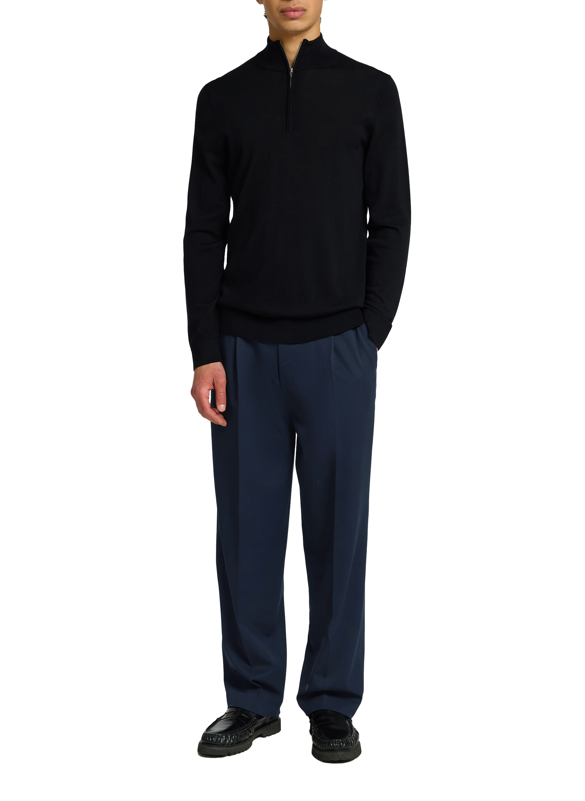 Pantalon coupe ample SELECTED Bleu