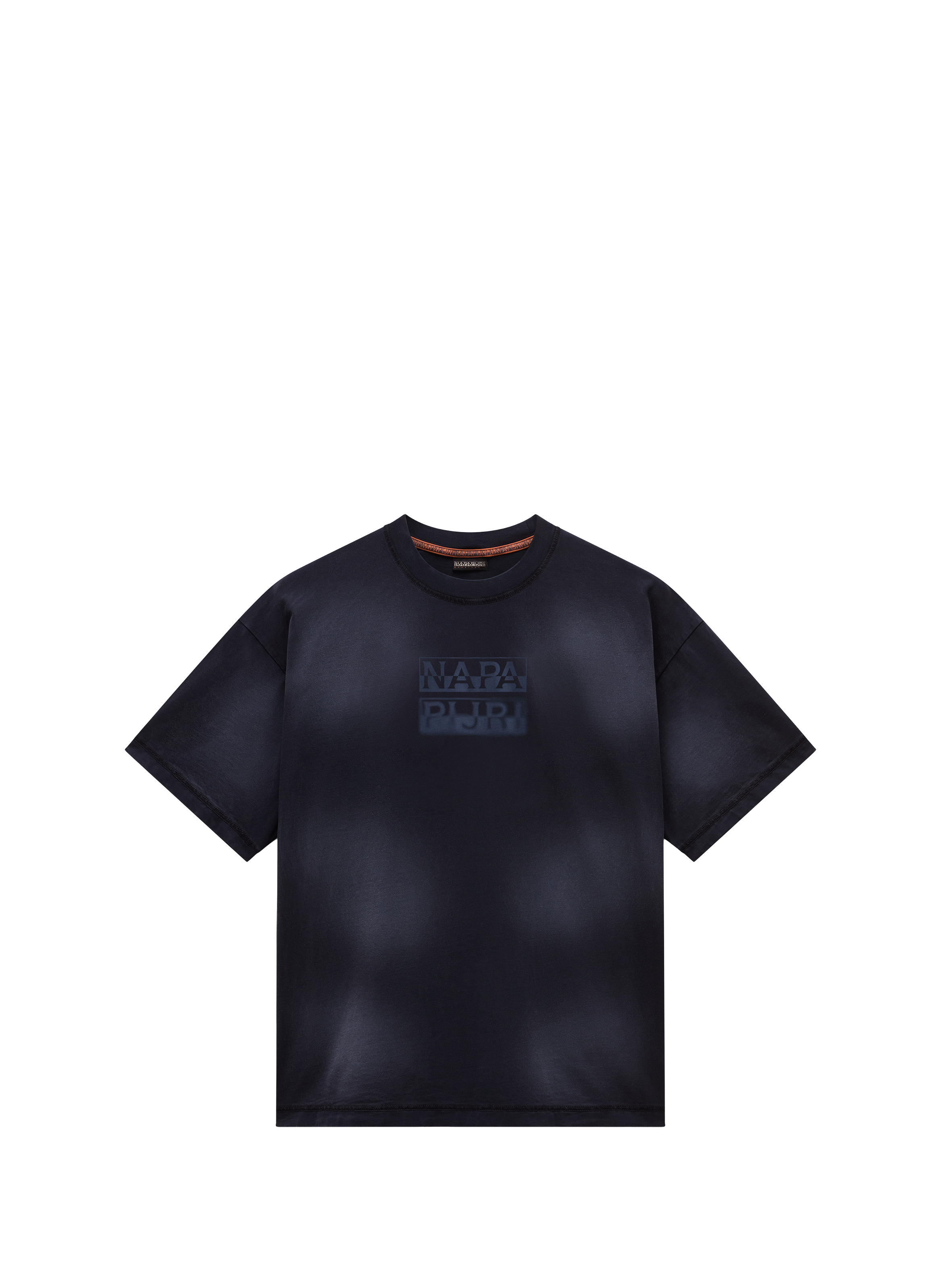 Faded cotton T-shirt NAPAPIJRI Blue