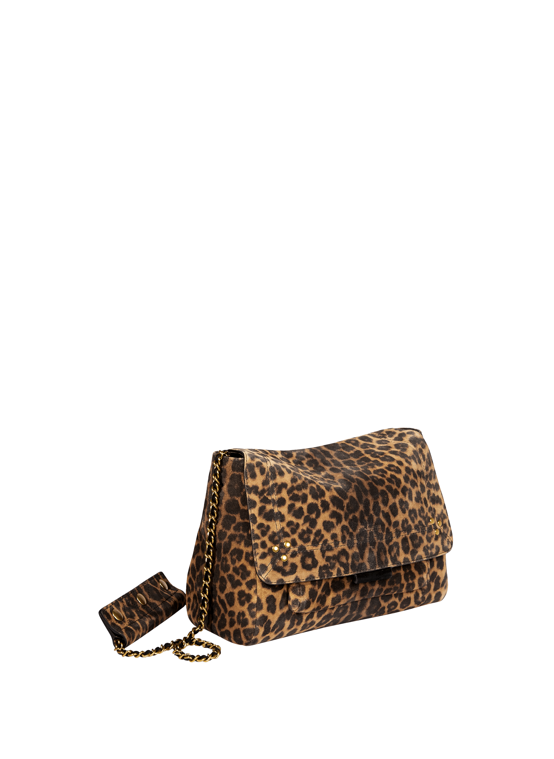 Sac à bandoulière Lulu M en croûte de cuir JÉRÔME DREYFUSS Multicolore