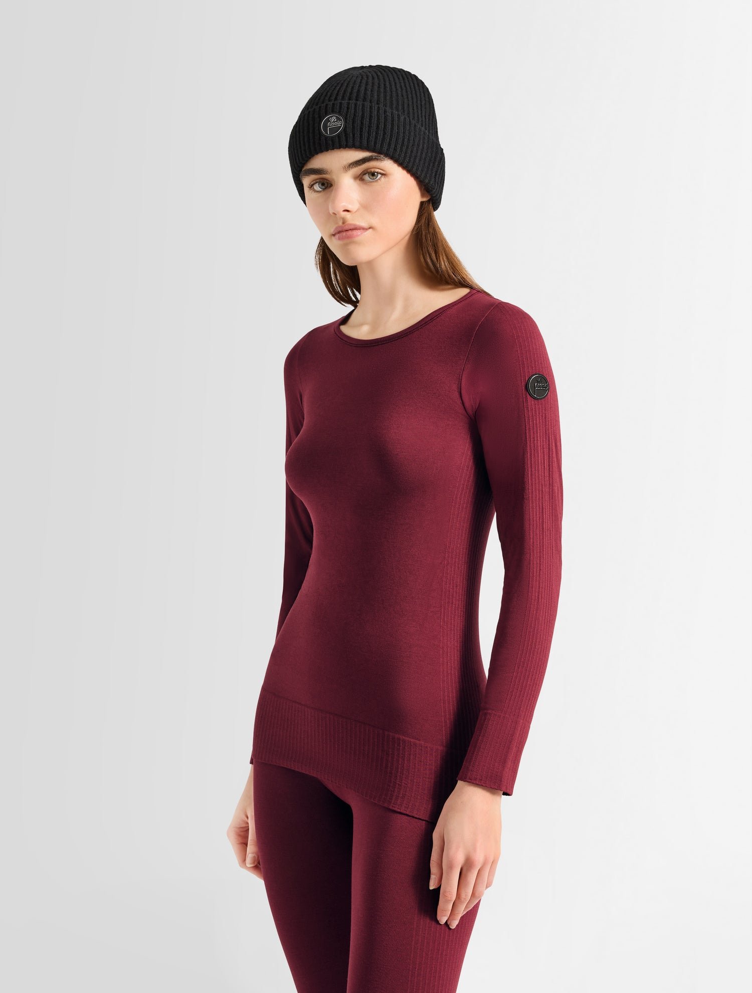 Sous pull troop col rond coupe regular FUSALP Rouge