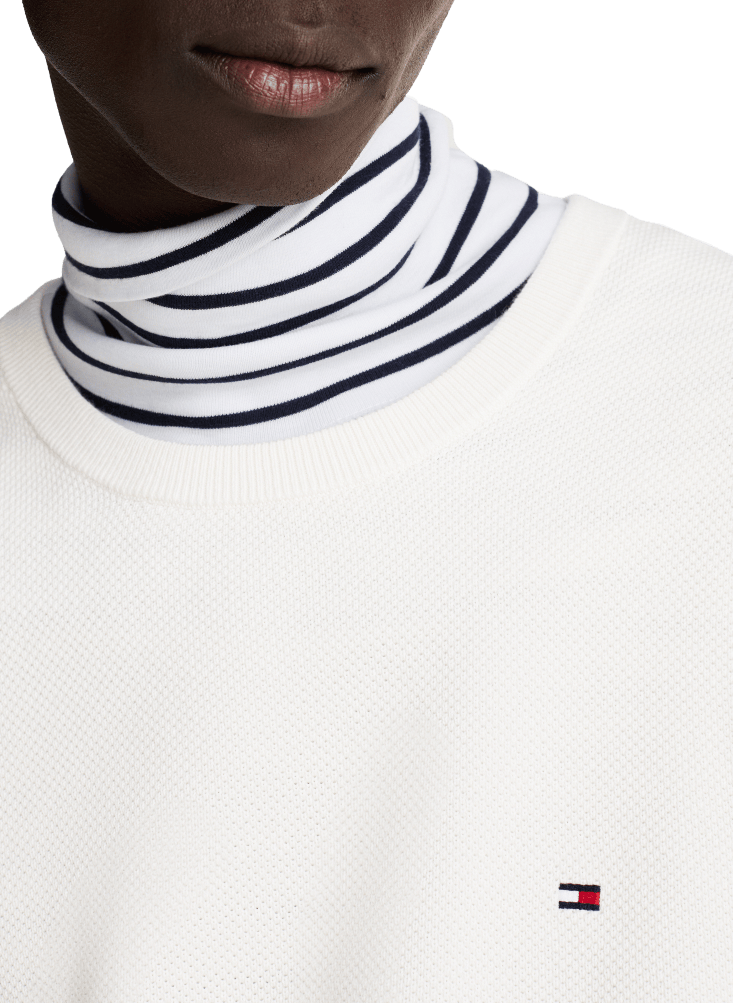 Cotton-blend jumper TOMMY HILFIGER Beige