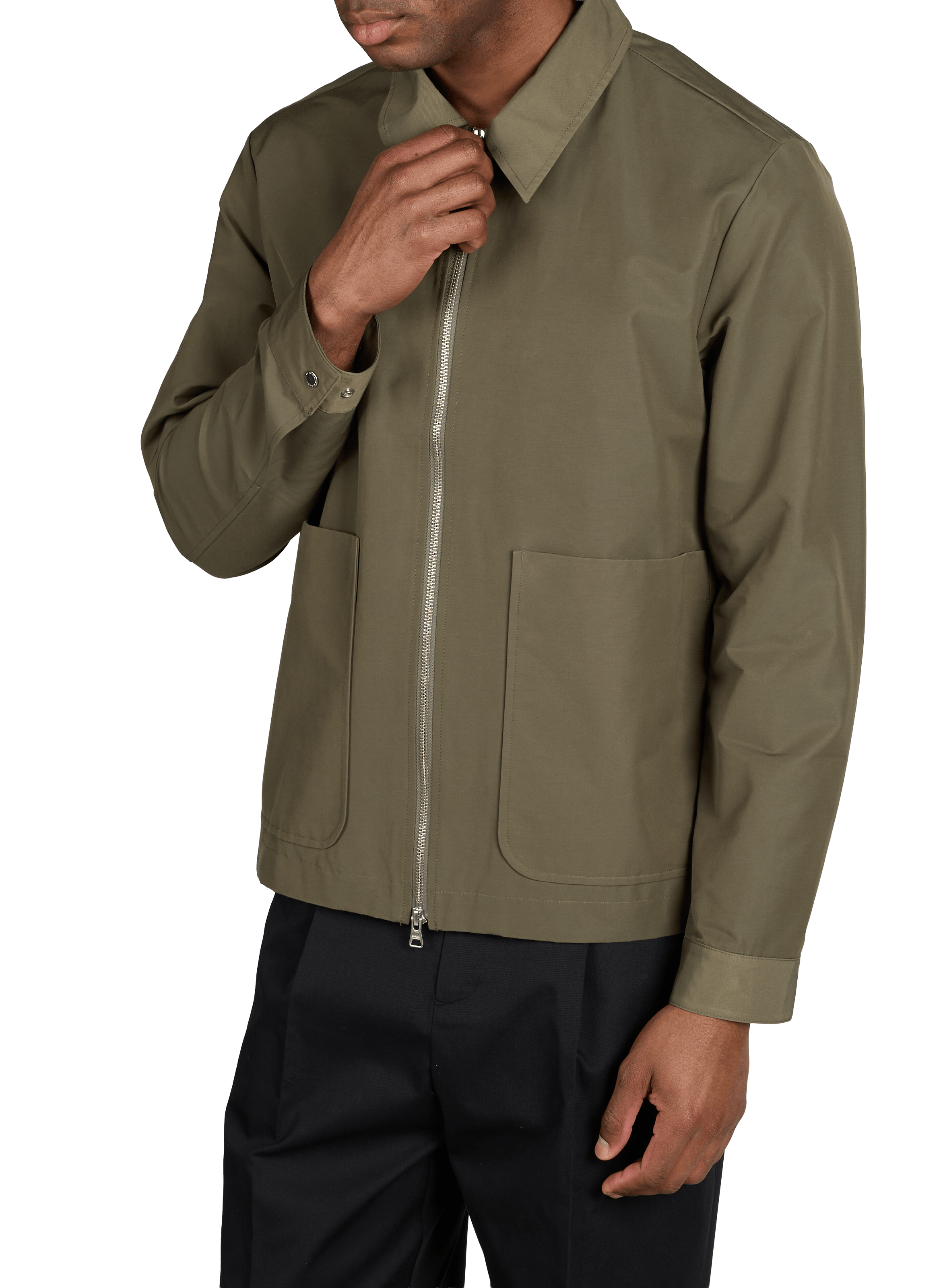 Blouson Gael en coton mélangé NN.07 Kaki