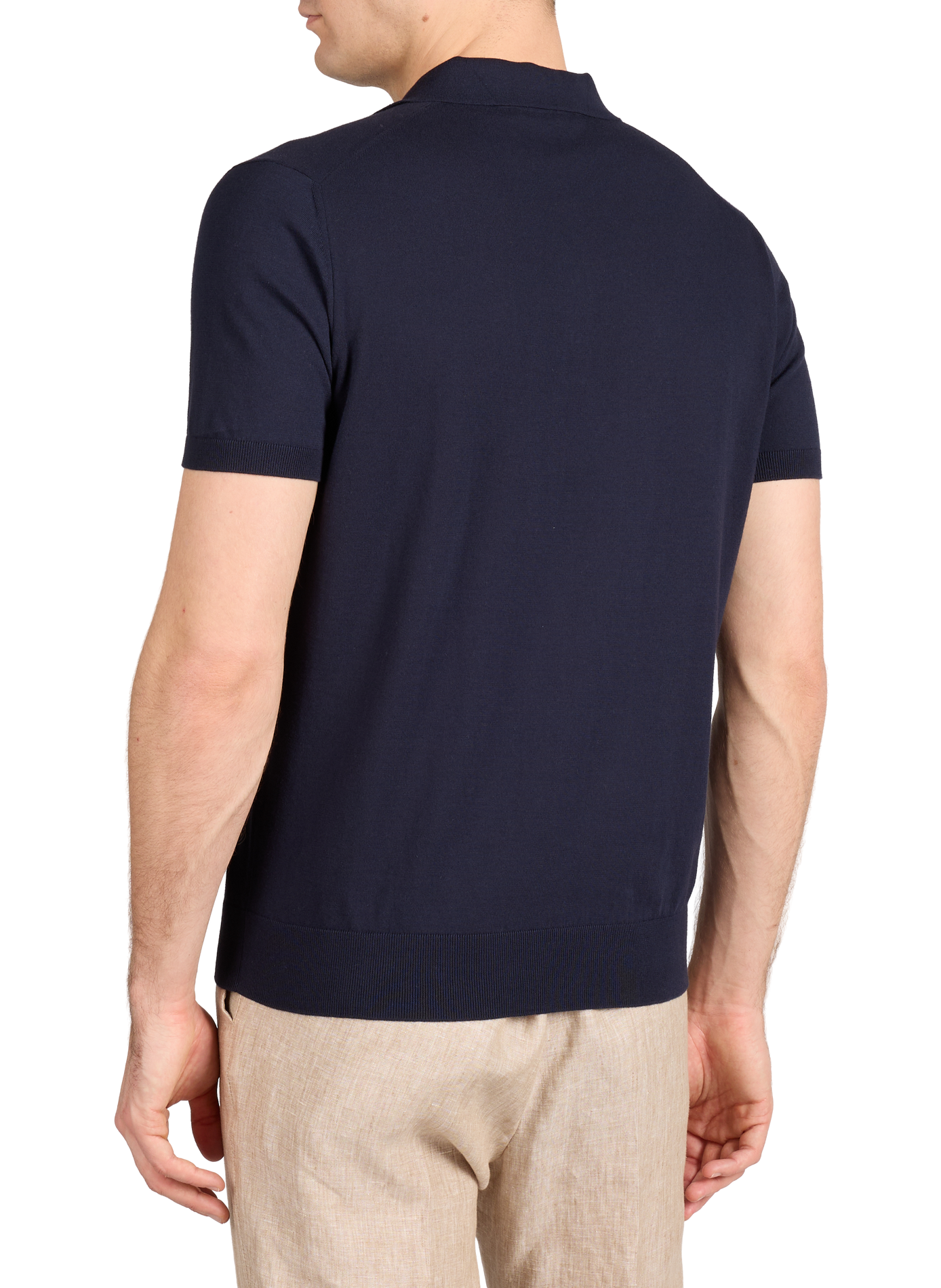  Cotton polo shirt  CORNELIANI Blue