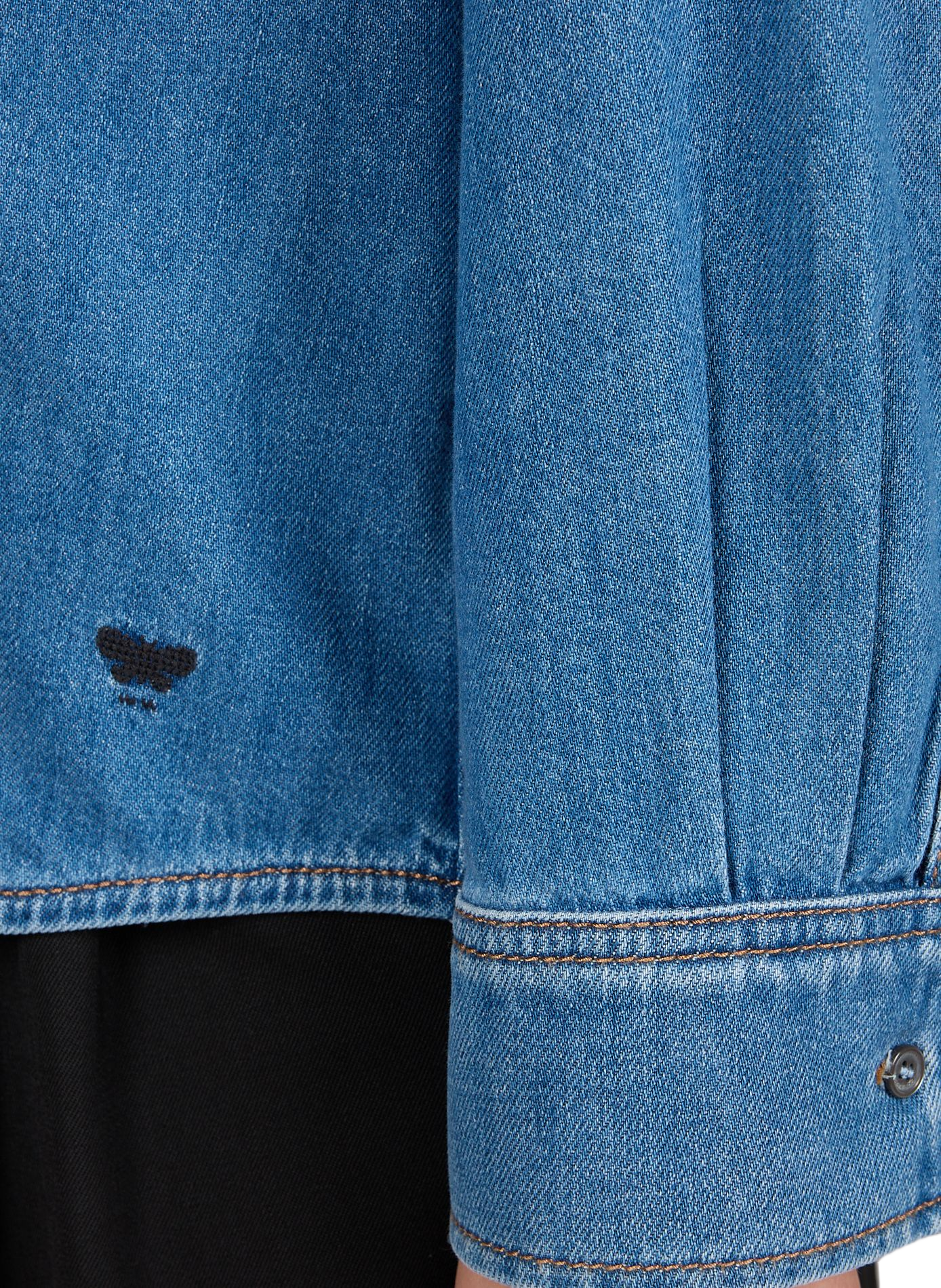 Chemise denim en coton MAX MARA WEEK END Bleu