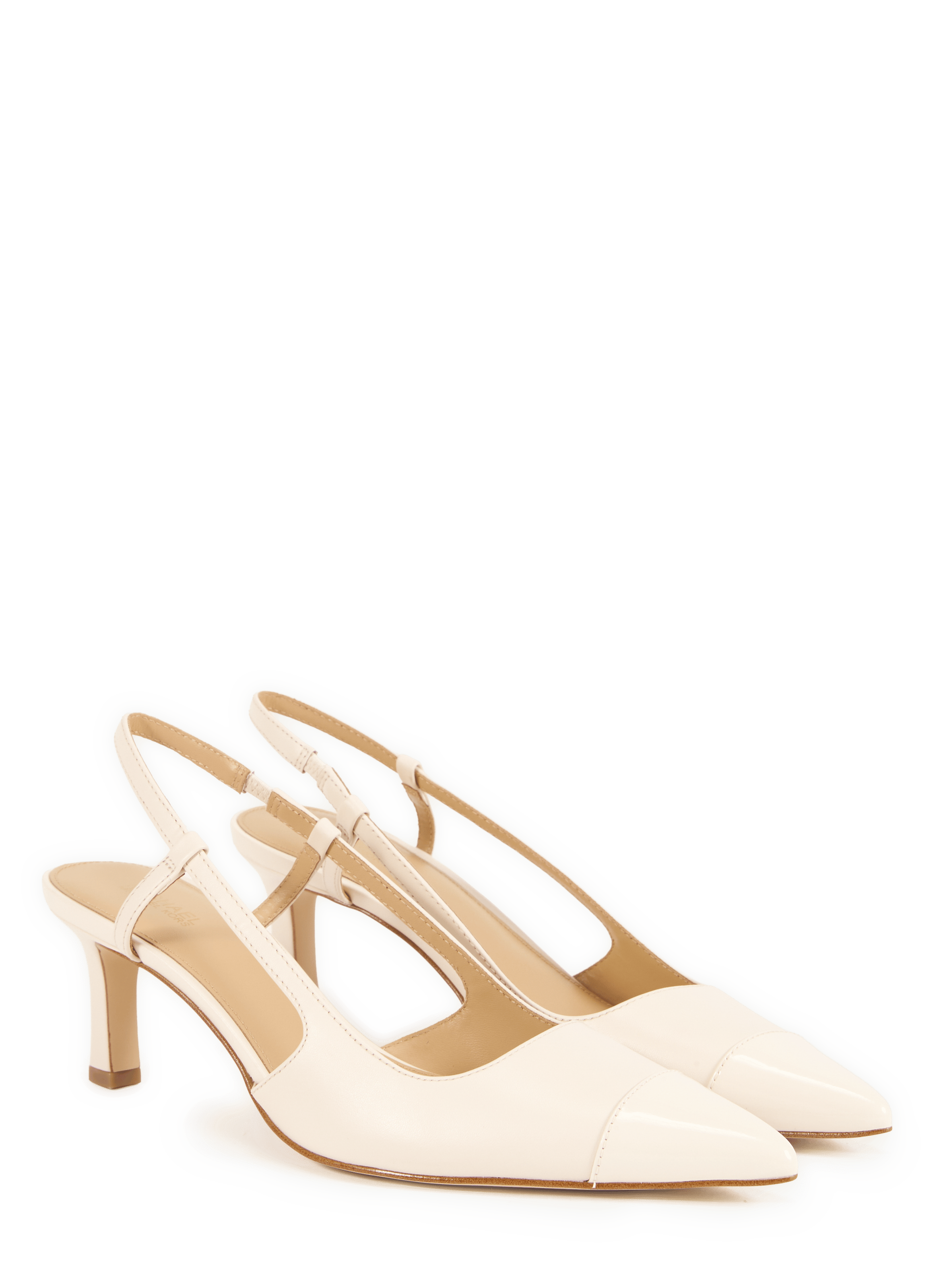 Sling-back Alora en cuir mélangé MICHAEL KORS White