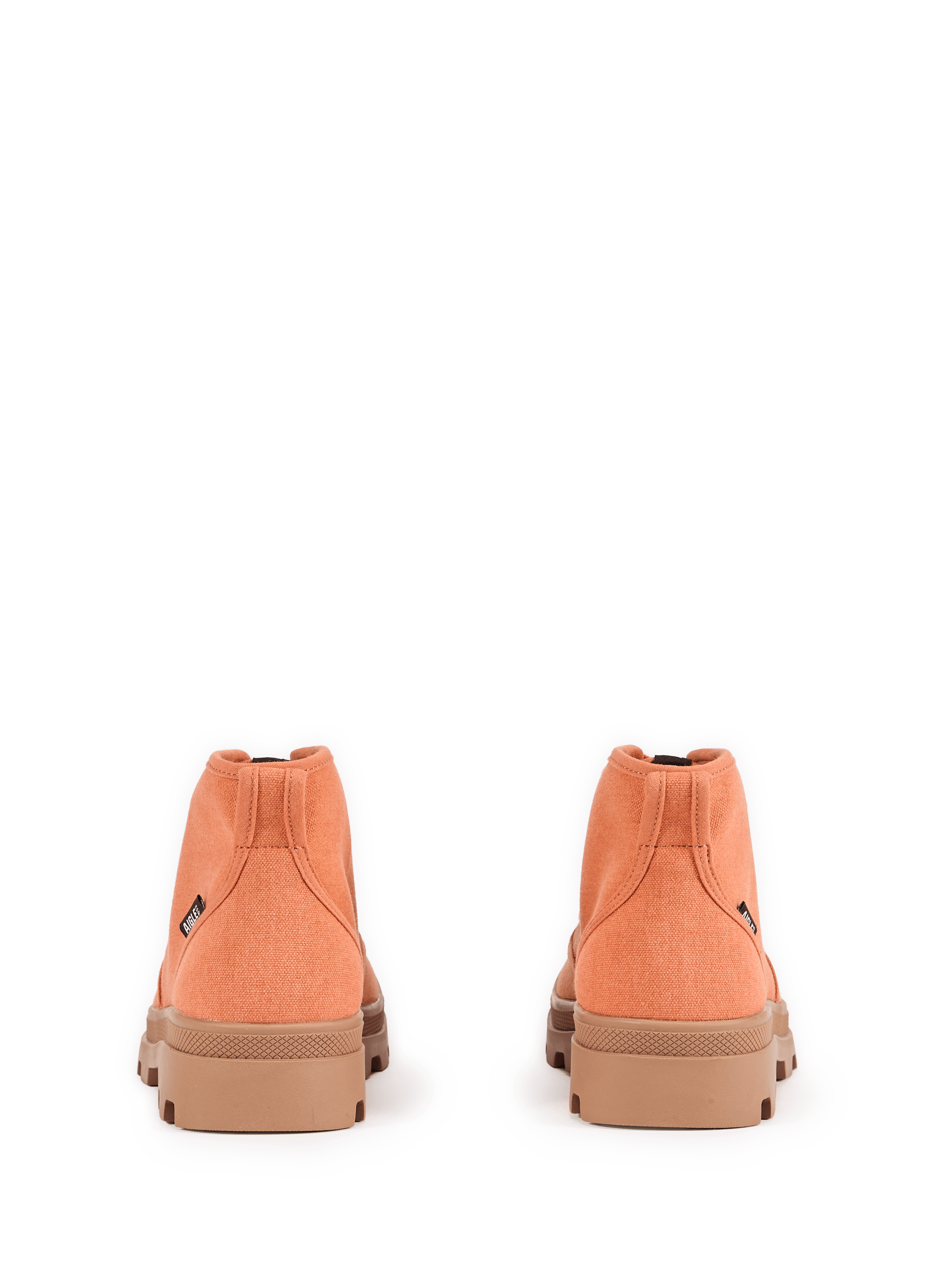 Baskets montantes en coton mélangé AIGLE Orange