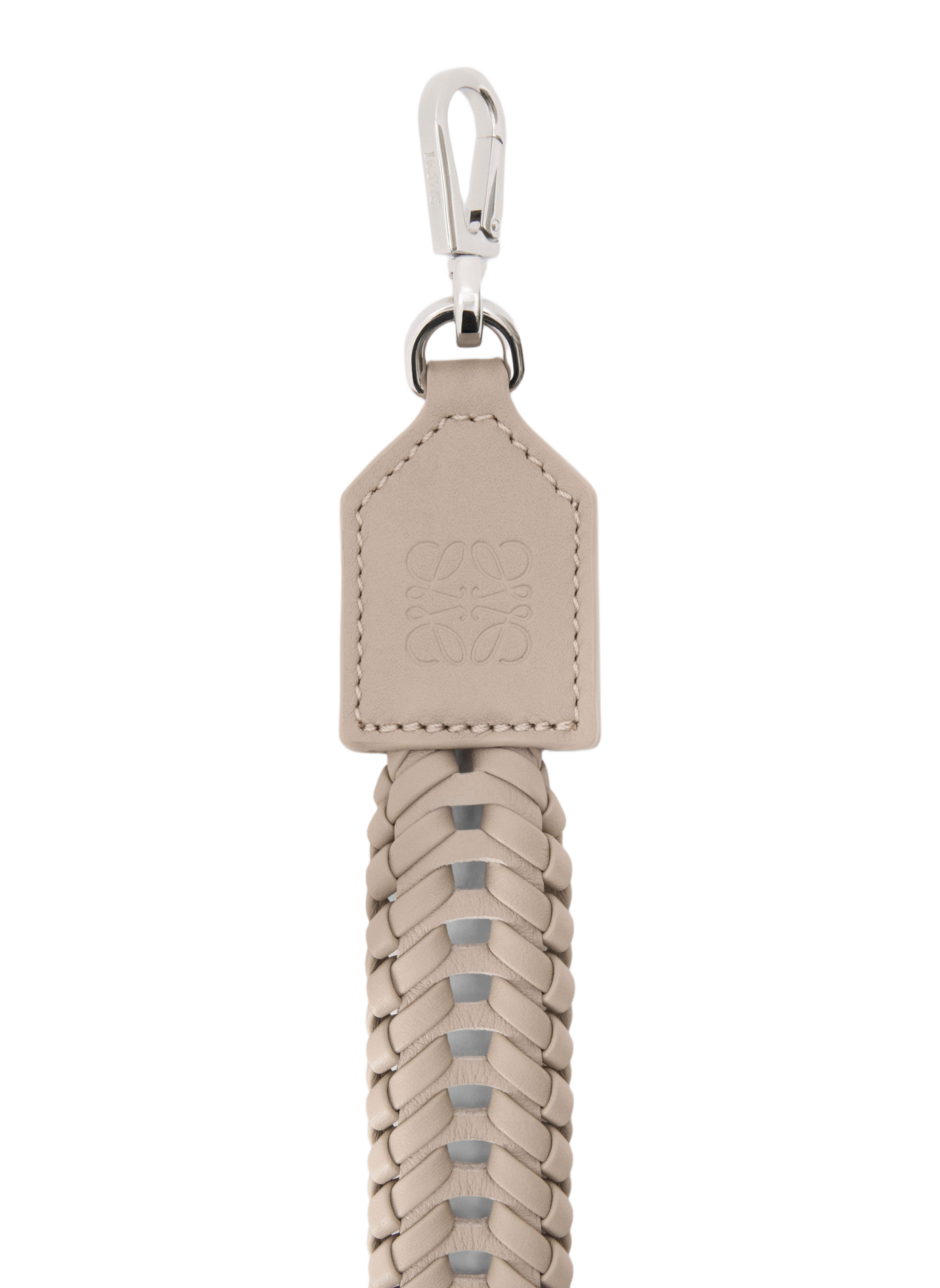 Bandoulière Woven en cuir de veau LOEWE Beige