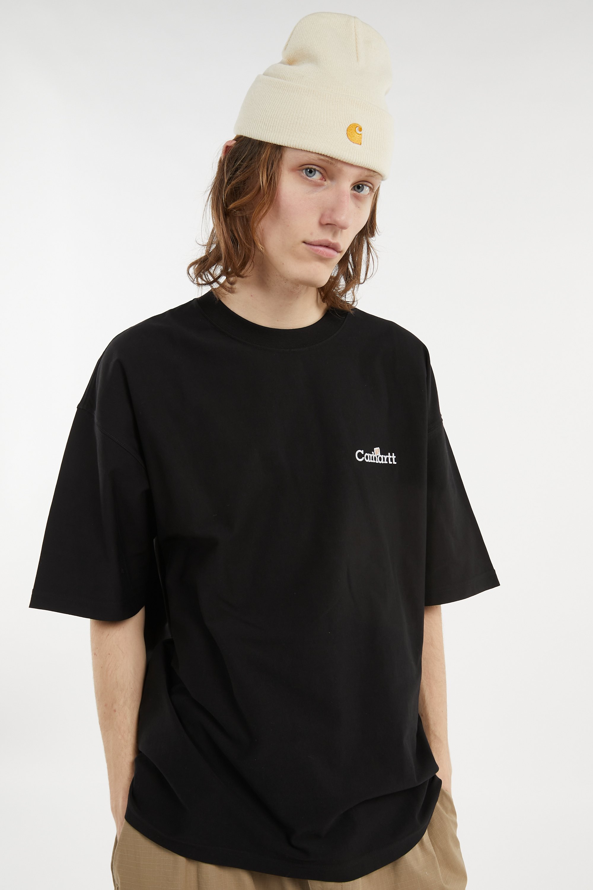 T-shirt s/s wip label t-shirt CARHARTT WIP Noir