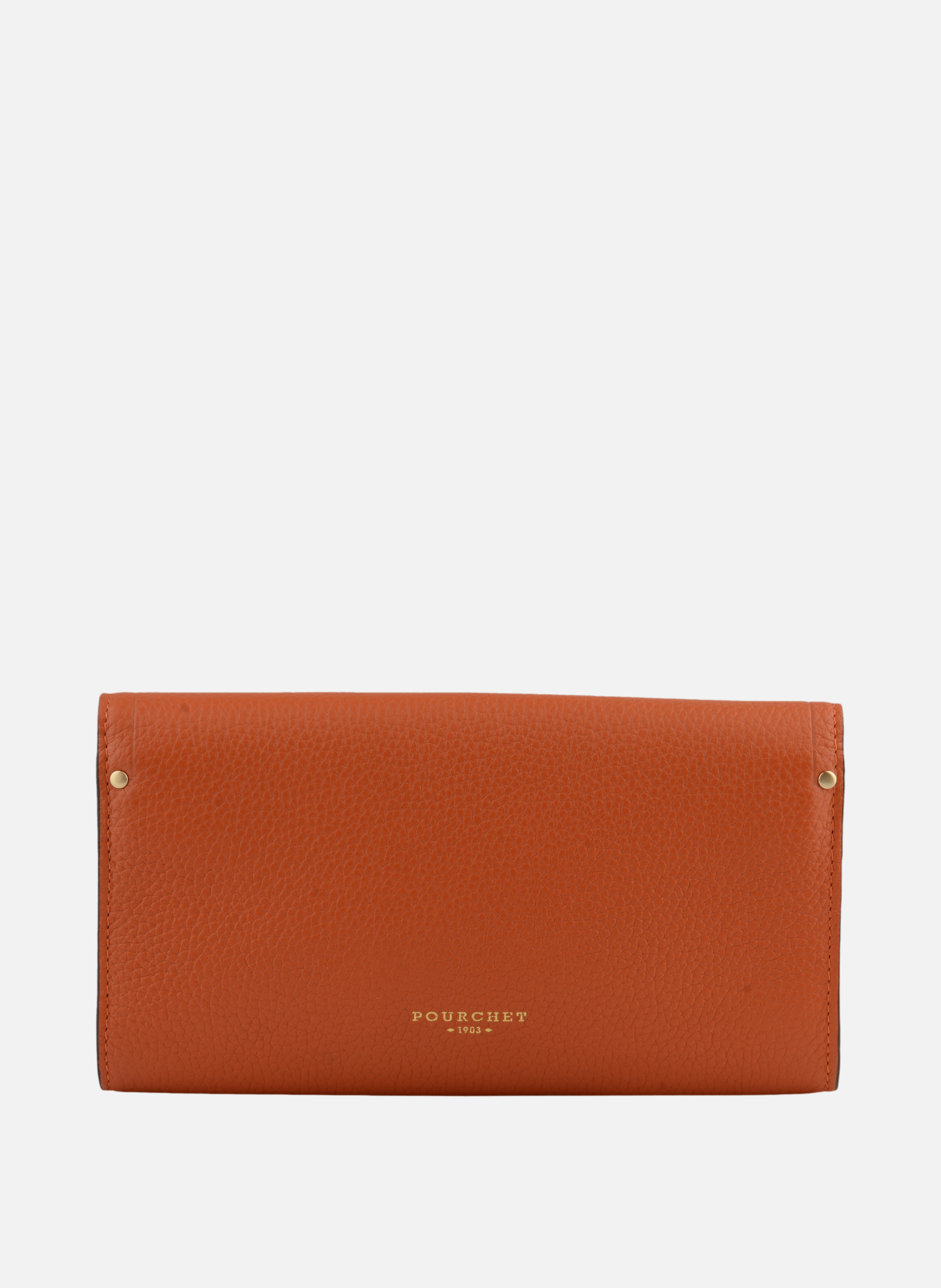 Sèvres | sac besace gm en cuir de vachette POURCHET Orange