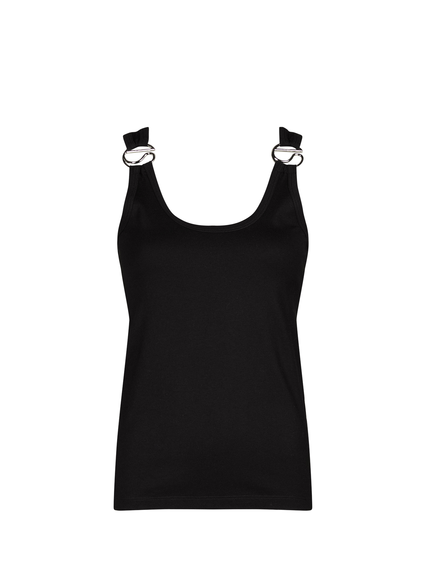 Tank top with logo in blended cotton COPERNI Black