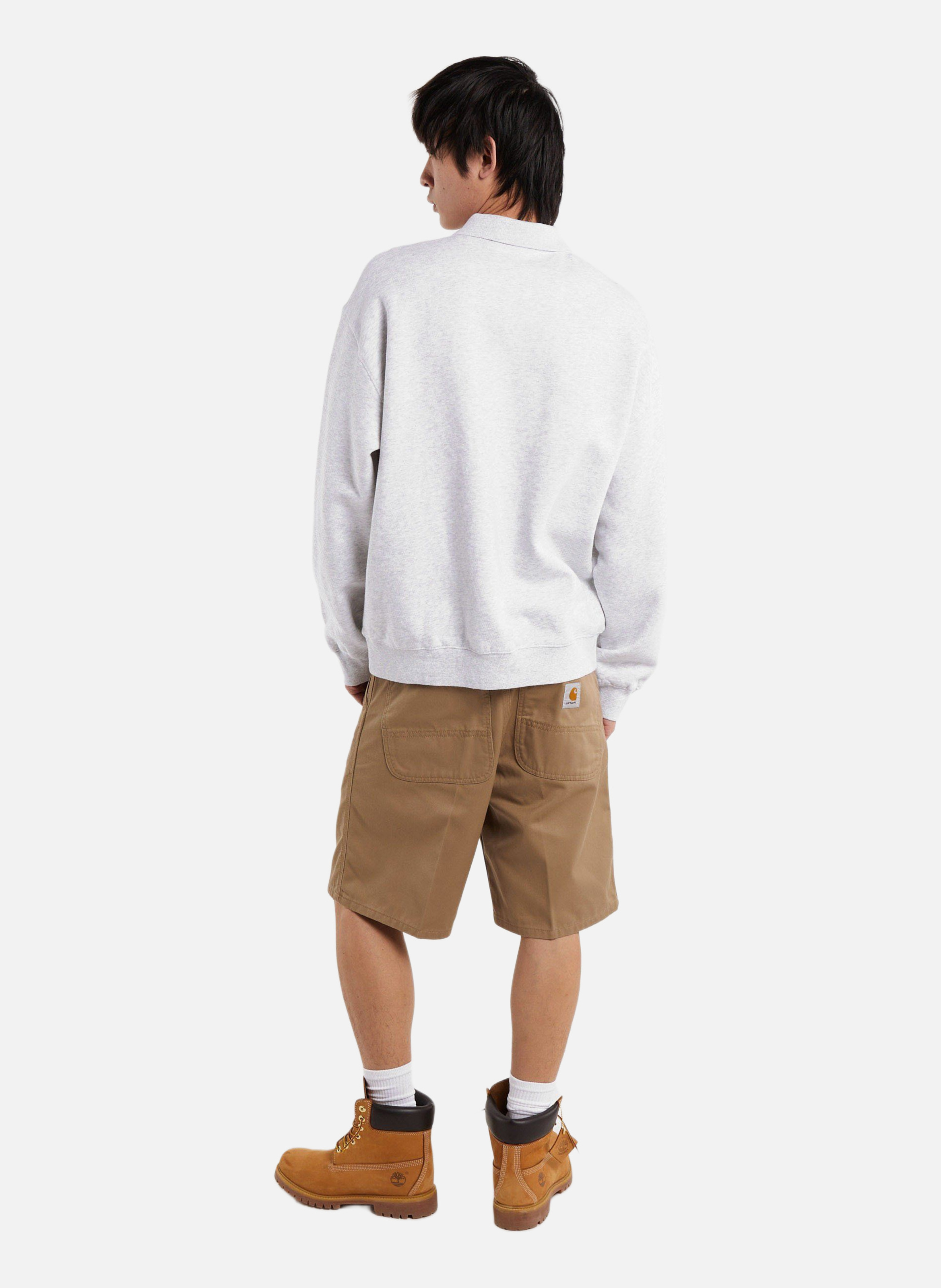 Sweatshirt wip label polo sweat CARHARTT WIP Gris