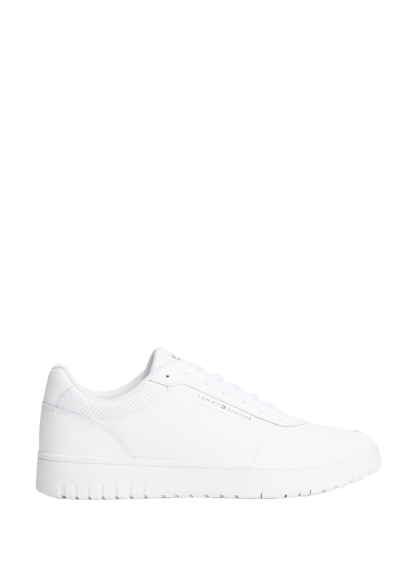 Low-top leather sneakers TOMMY HILFIGER White