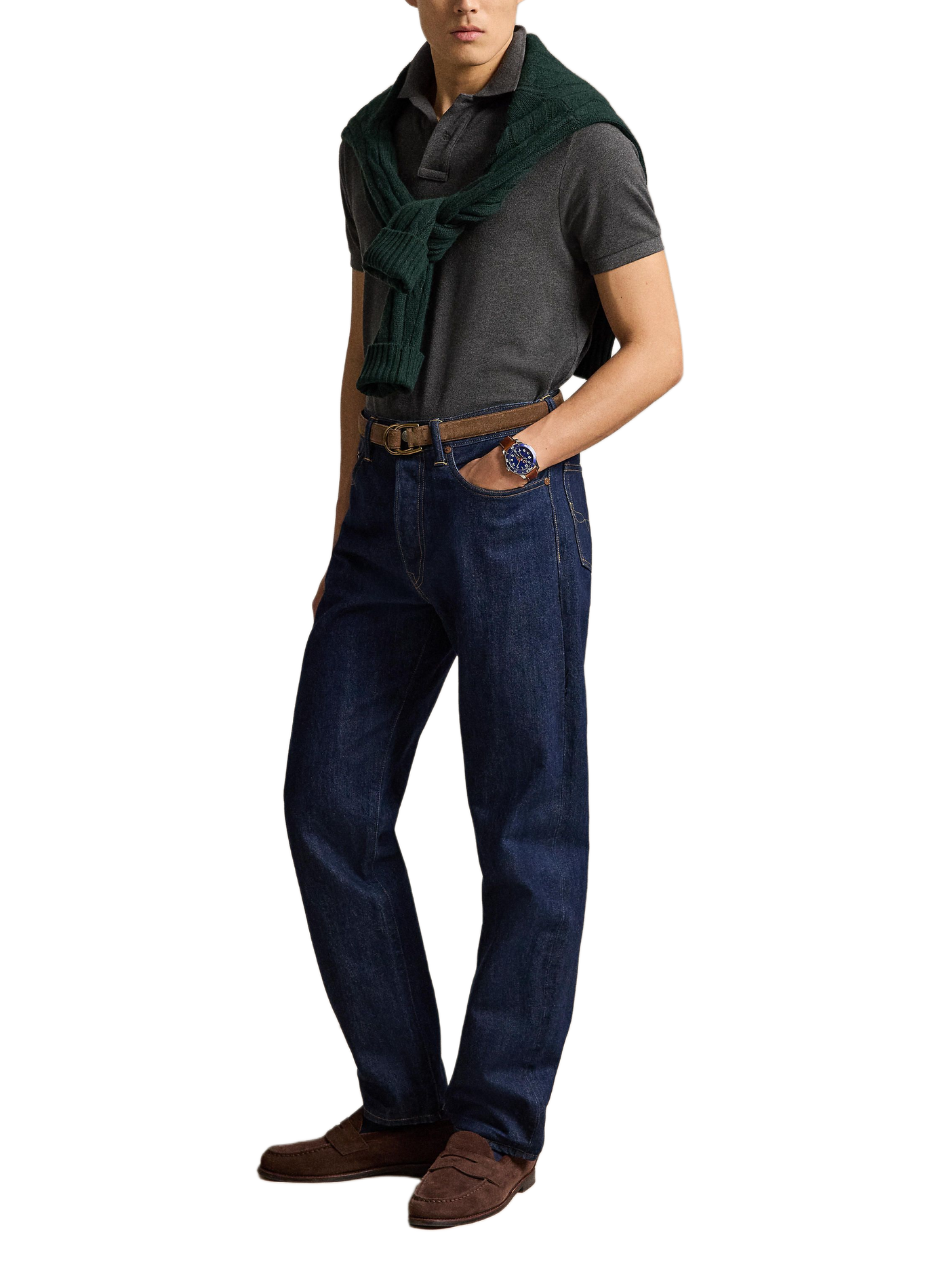 Polo en coton | Gris POLO RALPH LAUREN Homme