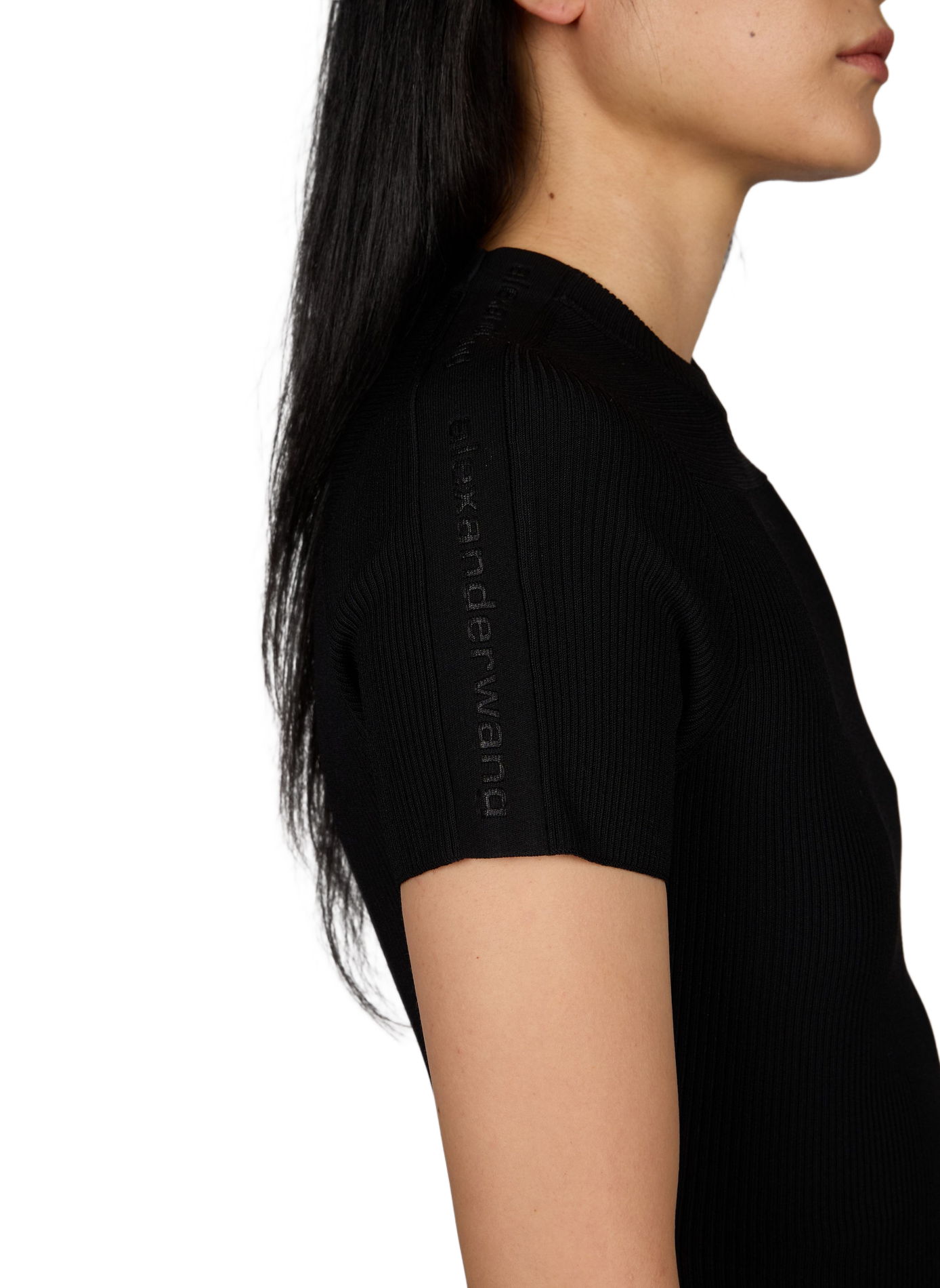Round neck T-shirt ALEXANDER WANG Black