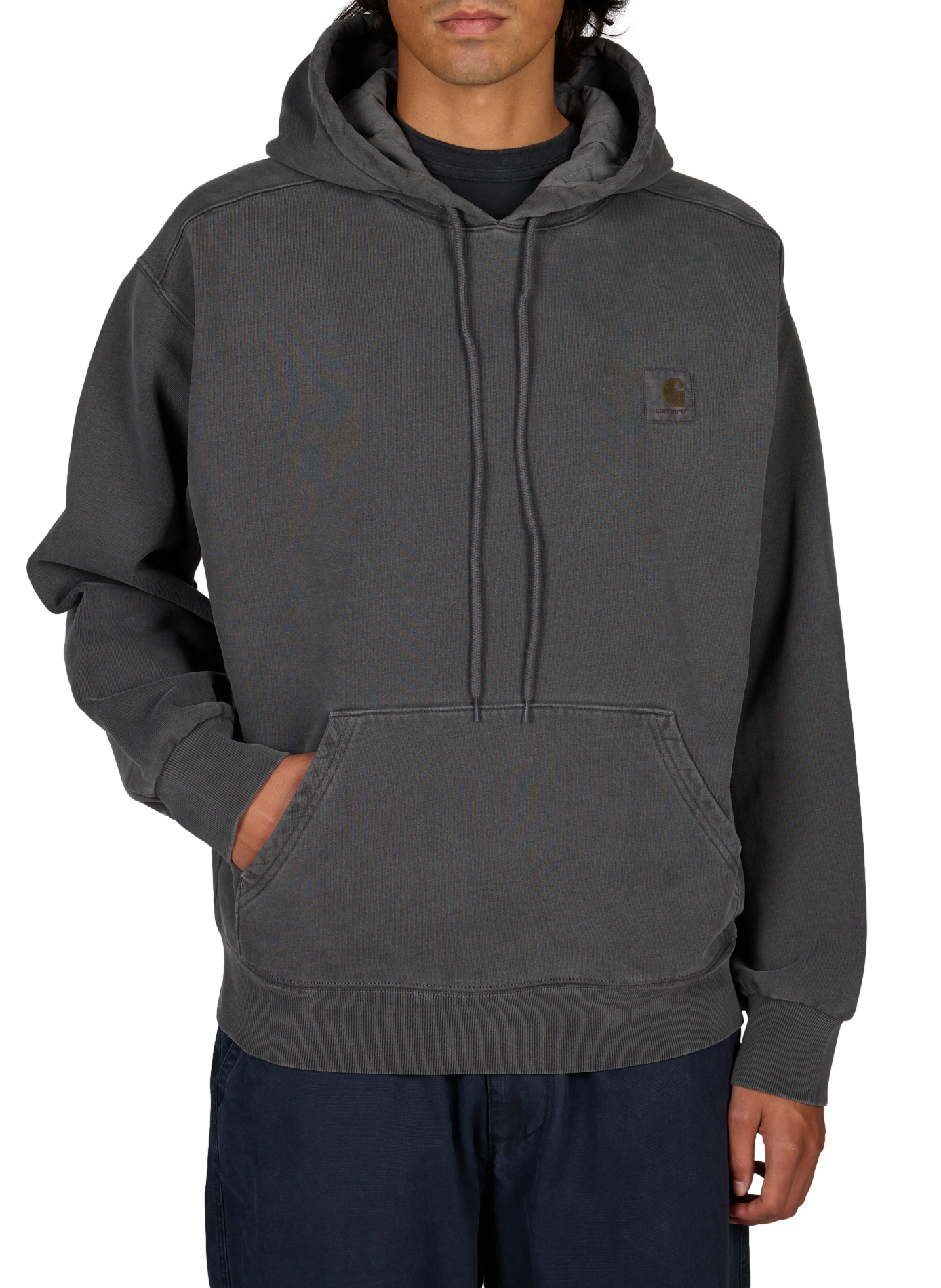 Weites Baumwoll-Sweatshirt CARHARTT WIP Schwarz