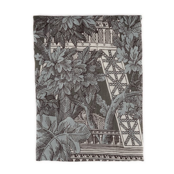 Foulard imprimé en laine Foulard imprimé en laine