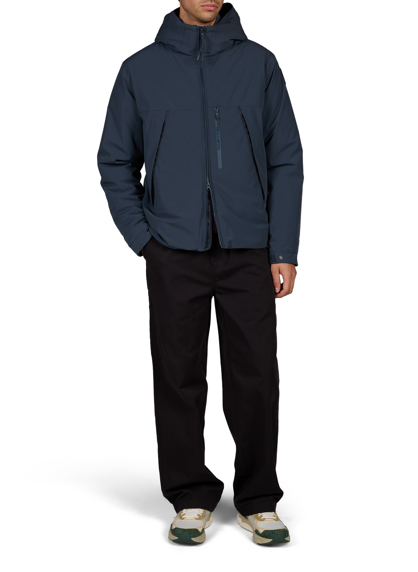Weiter Blouson mit weitem Schnitt und hohem Kragen PARAJUMPERS Blau