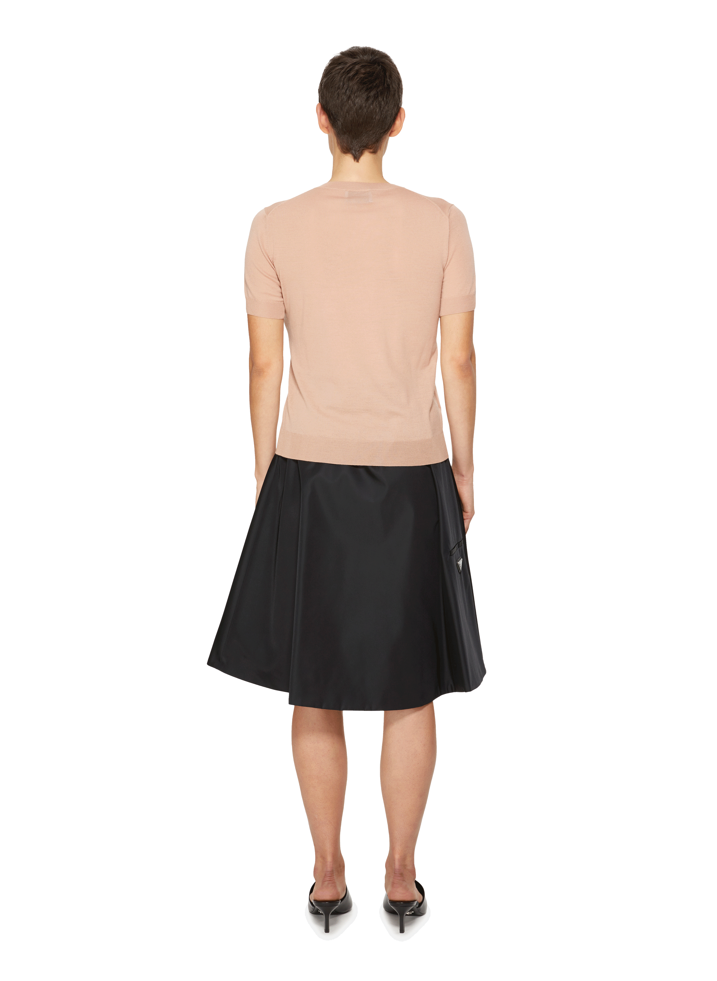 Woll-Rundhalspullover PRADA Rosa