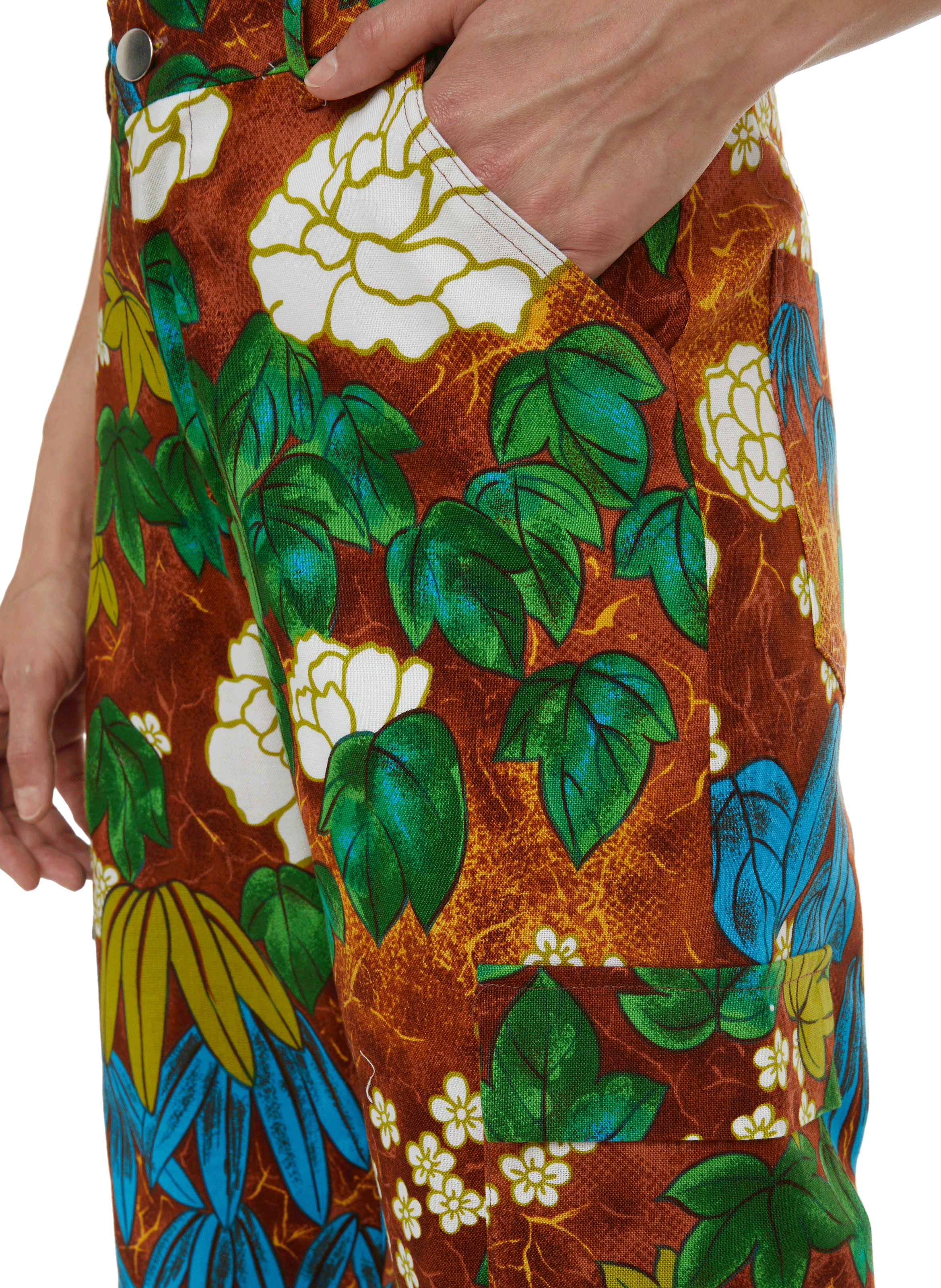 Pantalon cargo à motifs COLLINA STRADA Multicolore