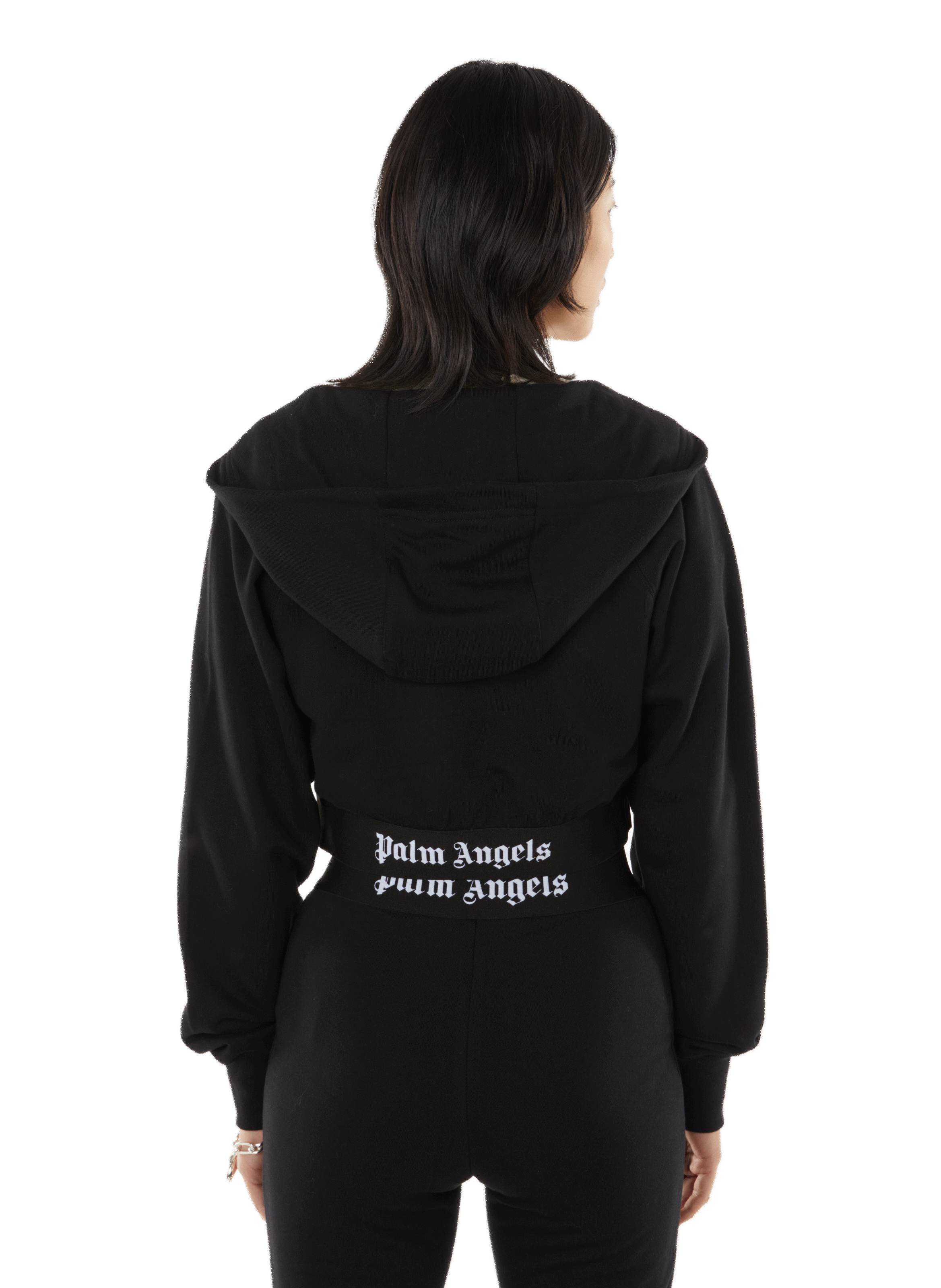 Hoodie Logo Tape  PALM ANGELS Noir