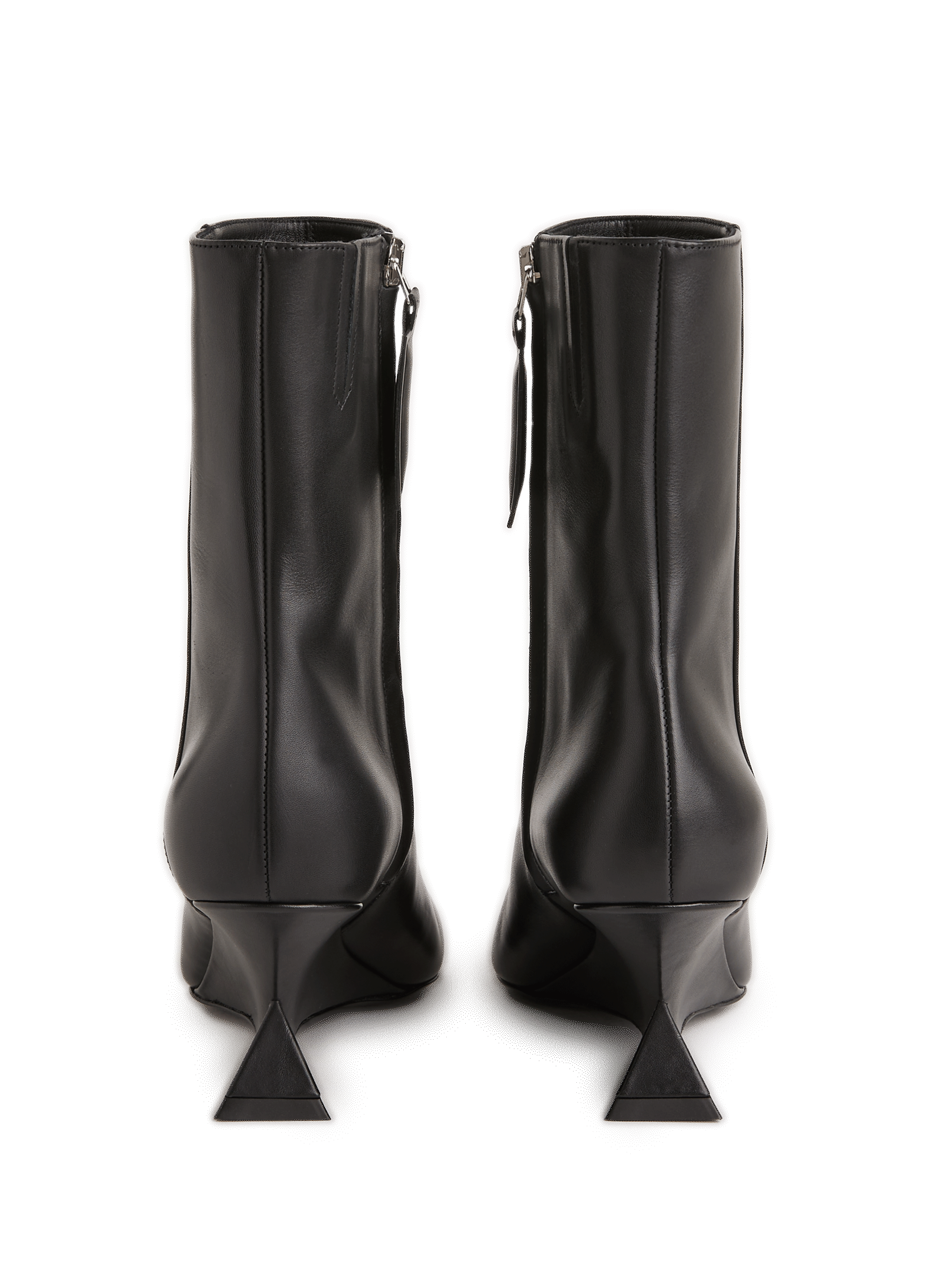 Cheope leather ankle boots THE ATTICO Black