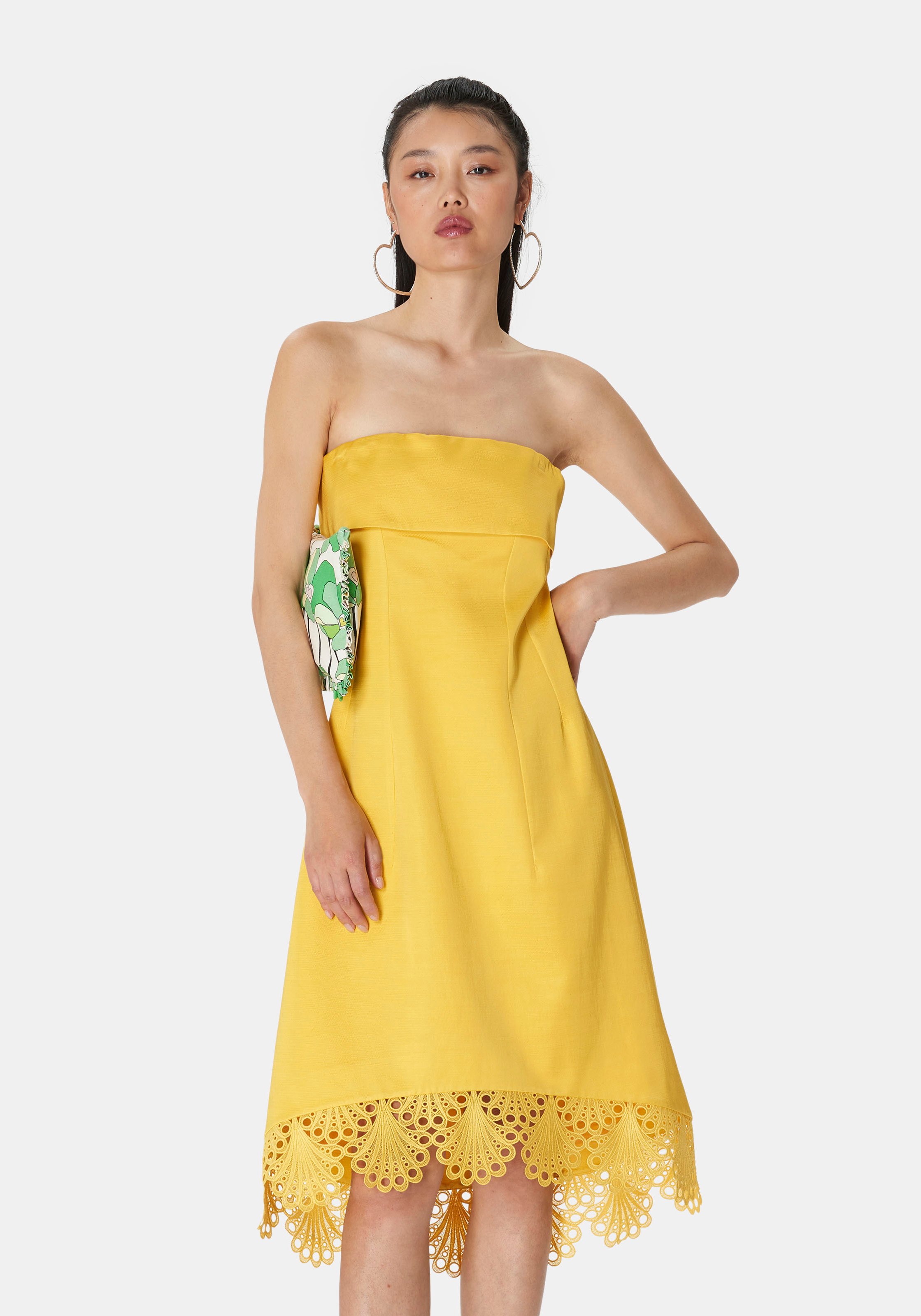 Manches Longues Velours Mi-longue Robe de Demoiselle d'Honneur
