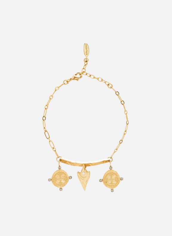 Bracelet pampilles antika Doré by HIPANEMA HIPANEMA Bracelet pampilles antika Doré