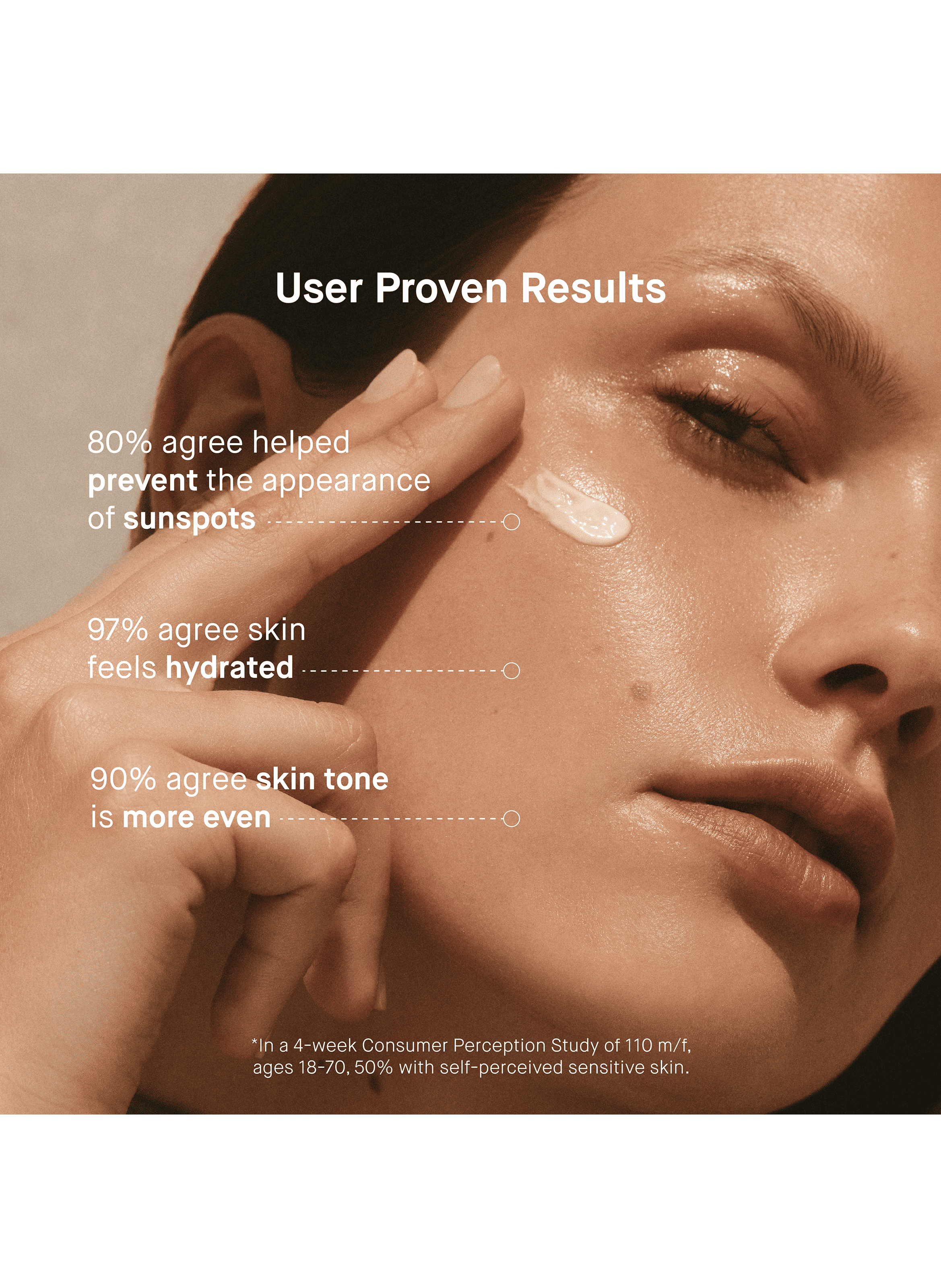 La crème solaire SPF 50 AUGUSTINUS BADER No color