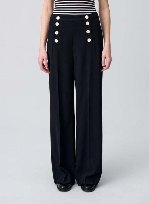 Pantalon droit Noir by CLAUDIE PIERLOT CLAUDIE PIERLOT Pantalon droit Noir