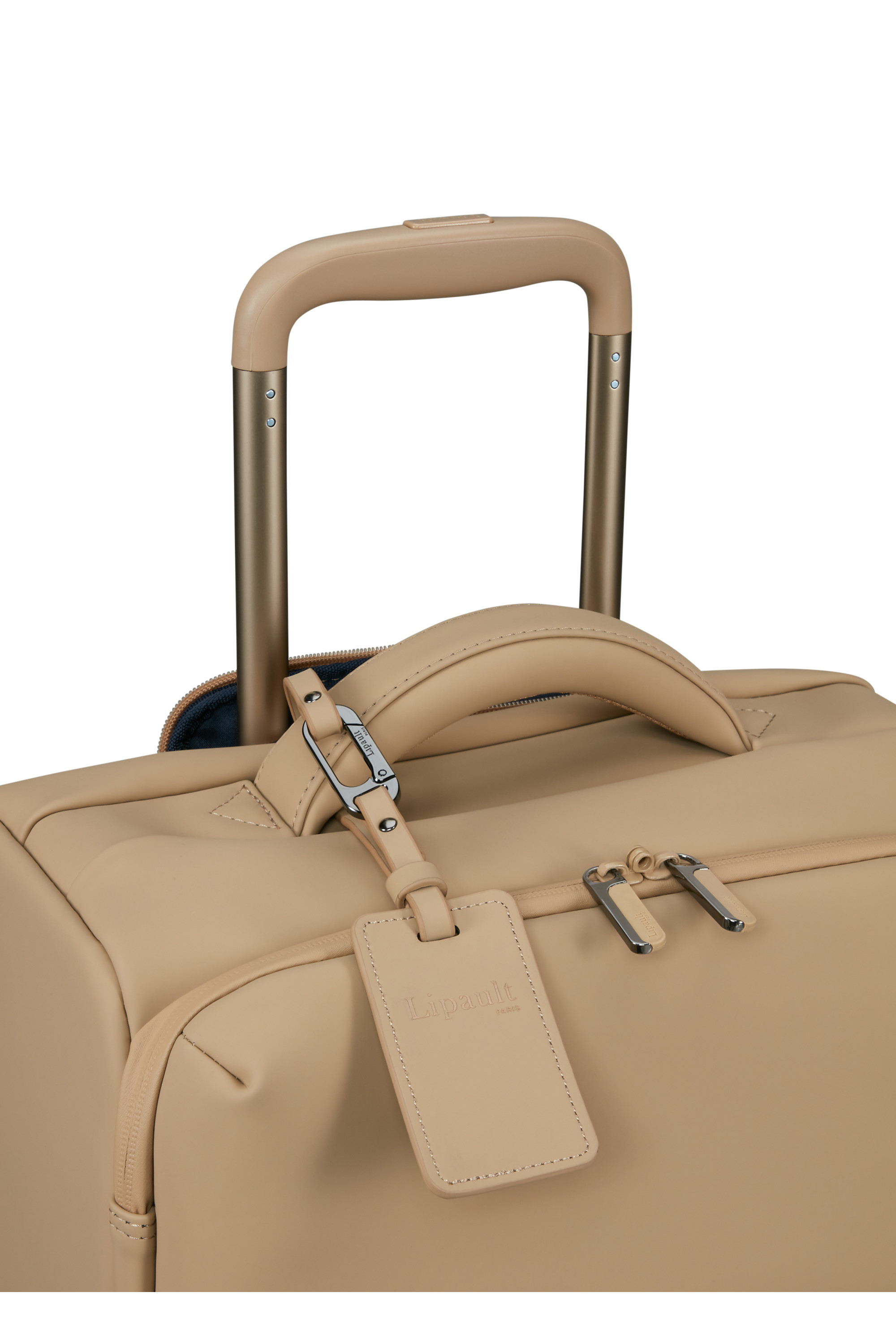 Lost in berlin valise 4 roues taille s LIPAULT PARIS Beige