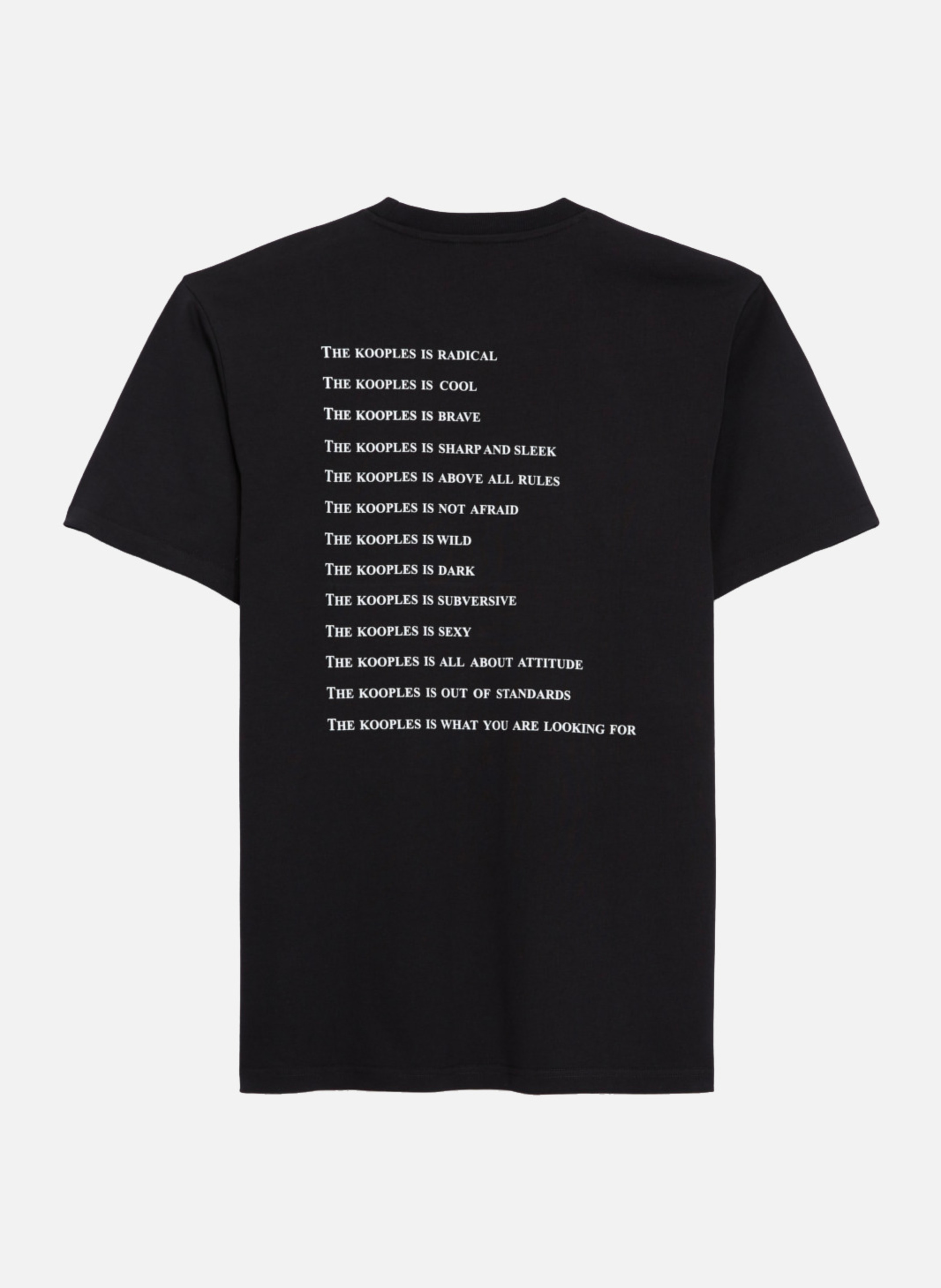 T-shirt logo iconique what is THE KOOPLES Noir