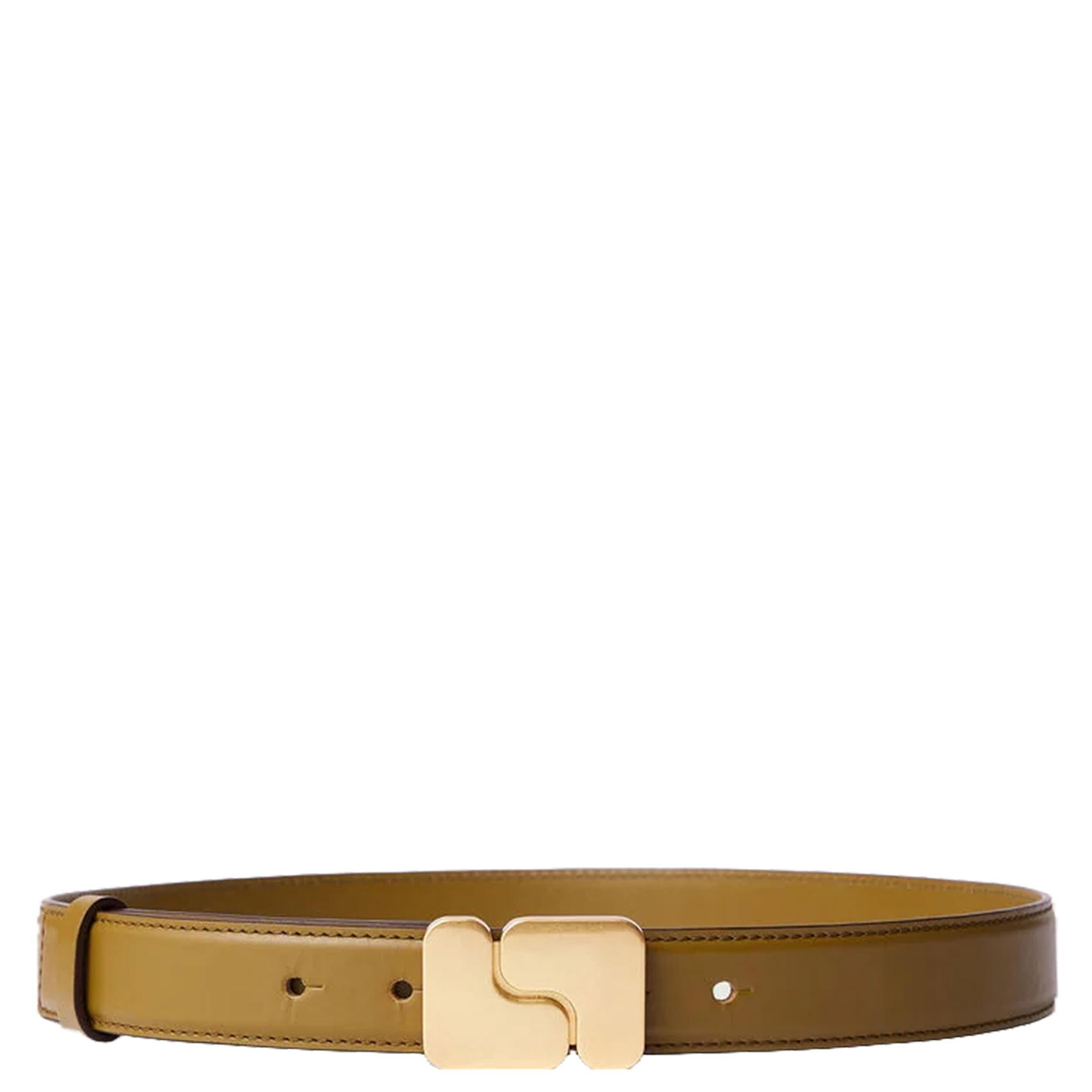 Ceinture en cuir glacé ninon SOEUR Marron